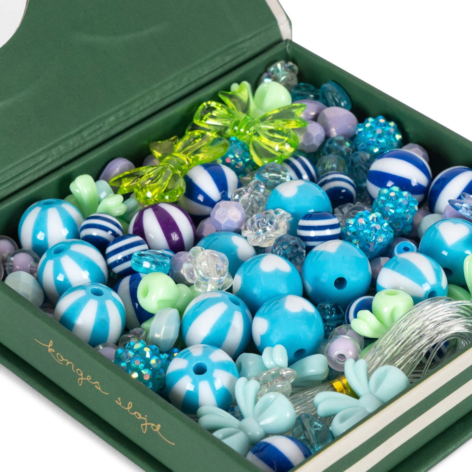 Craft Beads Box Blue