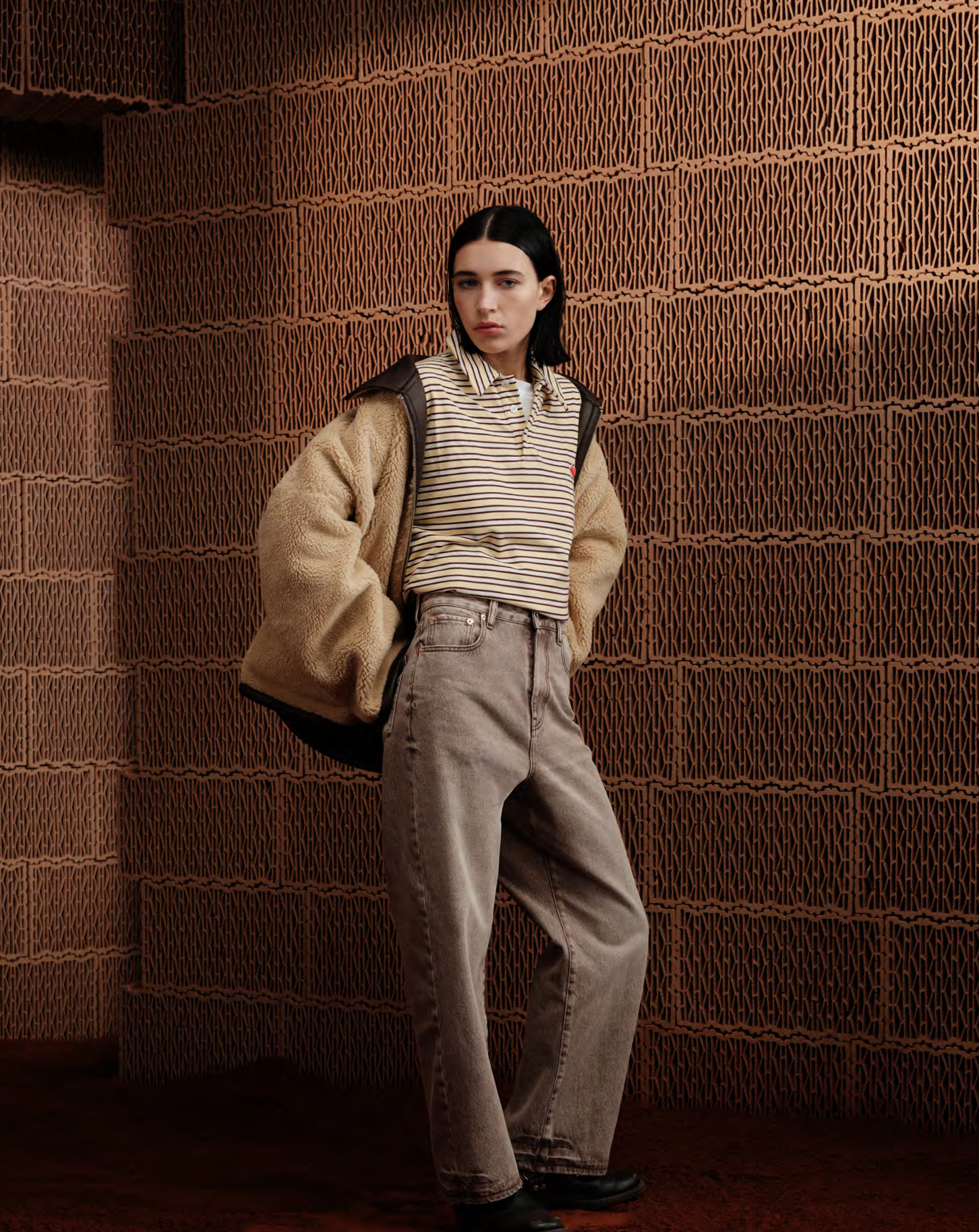 Veste d'hiver Hestel F2552 Dark Roast