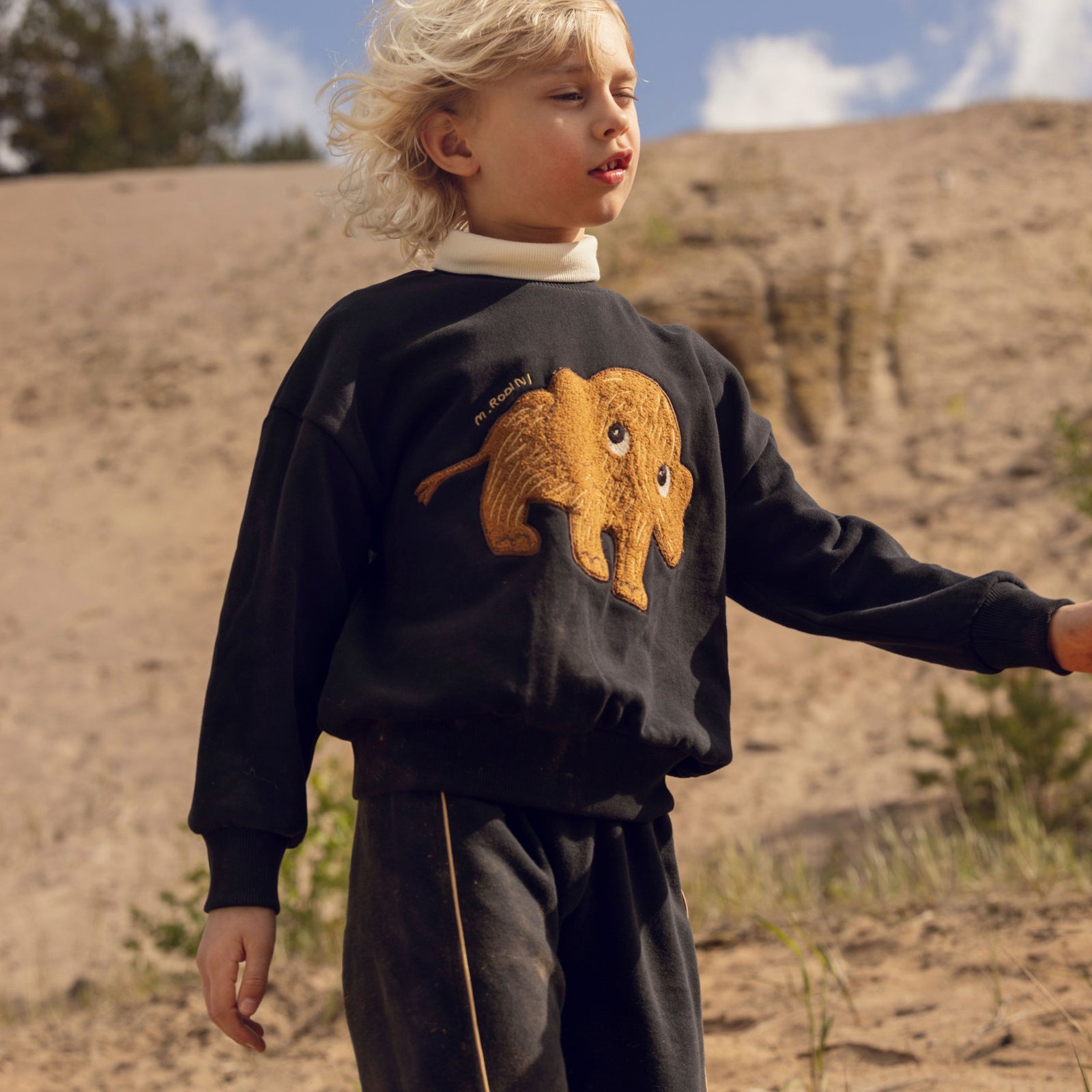 Sweatshirt Mammoth Chenille Black