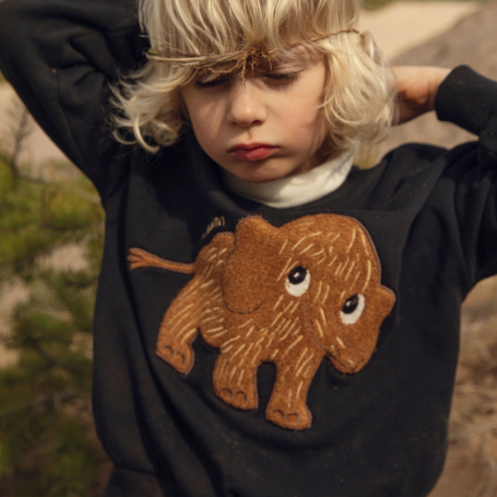 Sweatshirt Mammoth Chenille Black