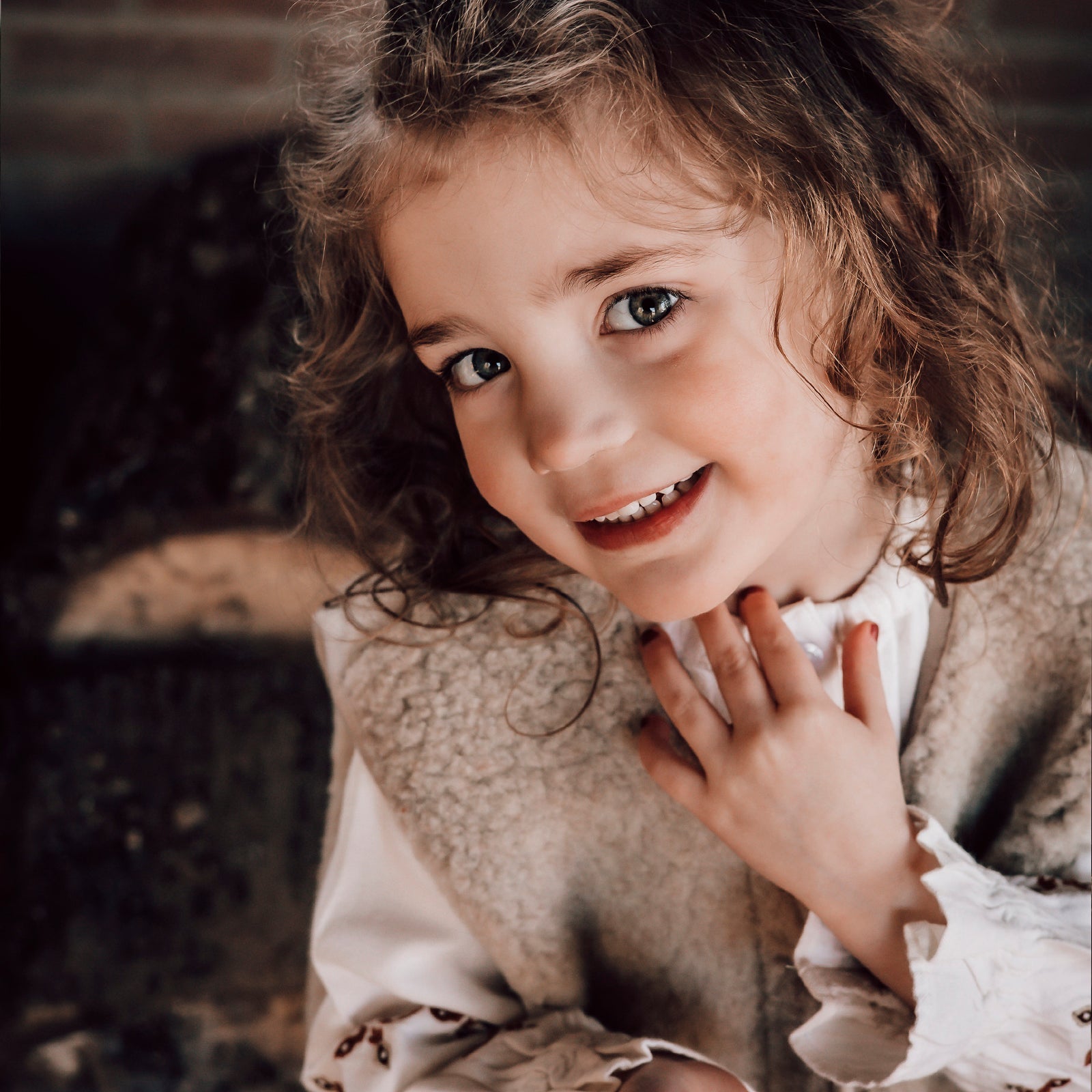 Gilet PO Junior Sand Brown