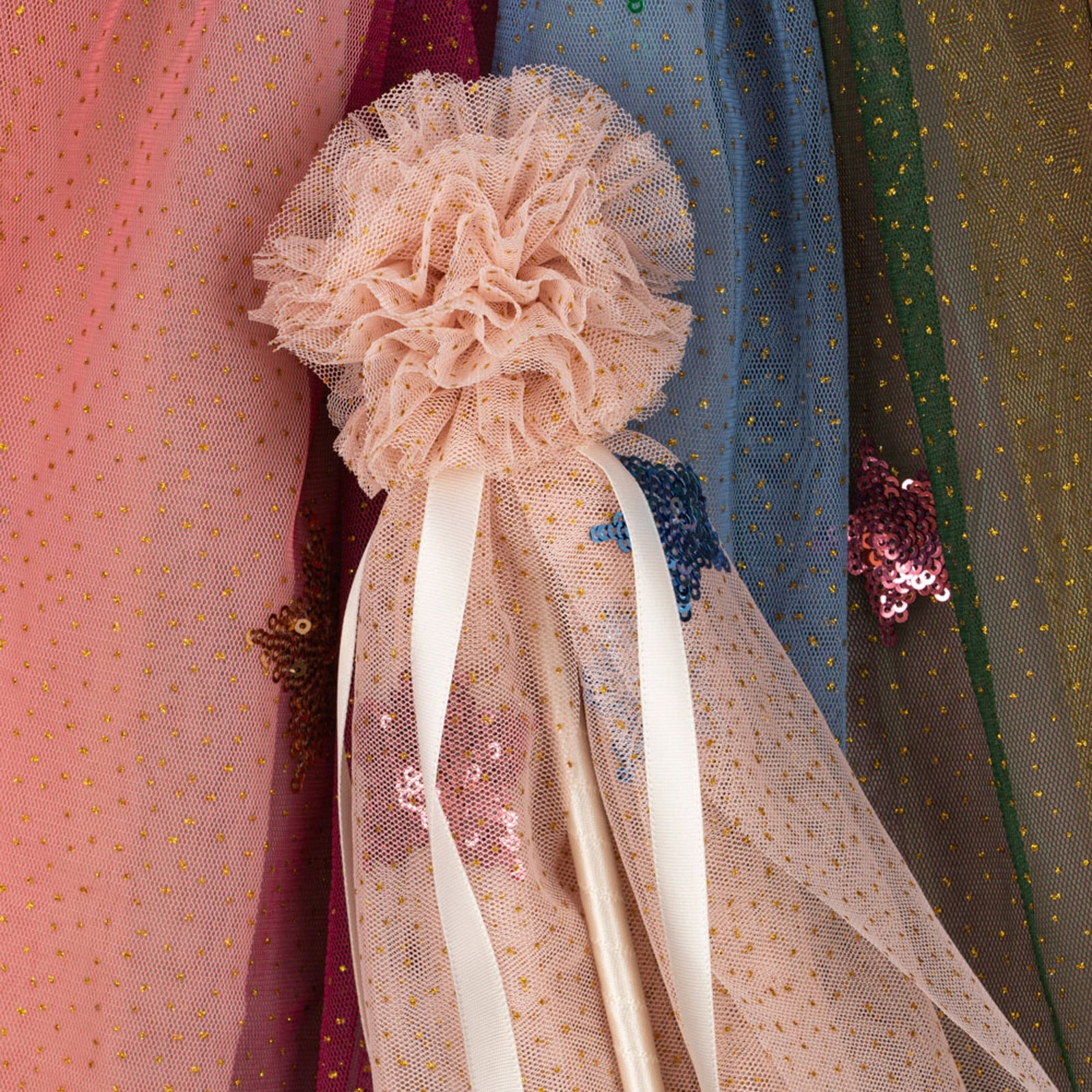 Rainbow Costume Glitter Evening Sand