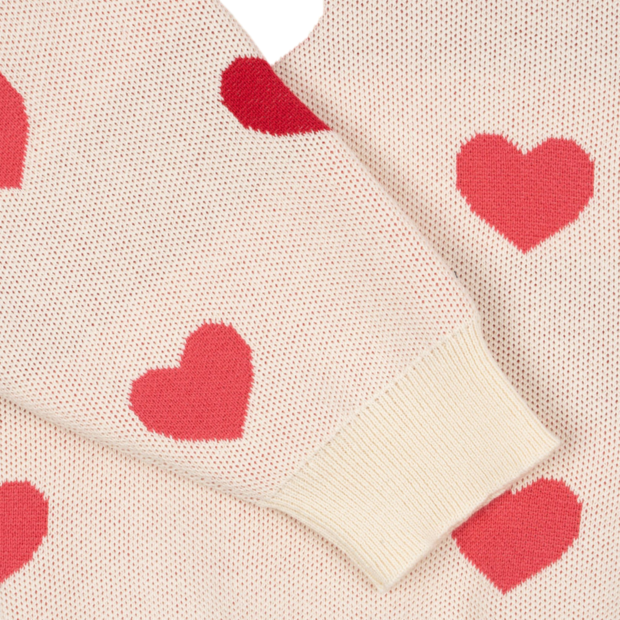 Pullover Lapis Coeur Coloré Duo Pink