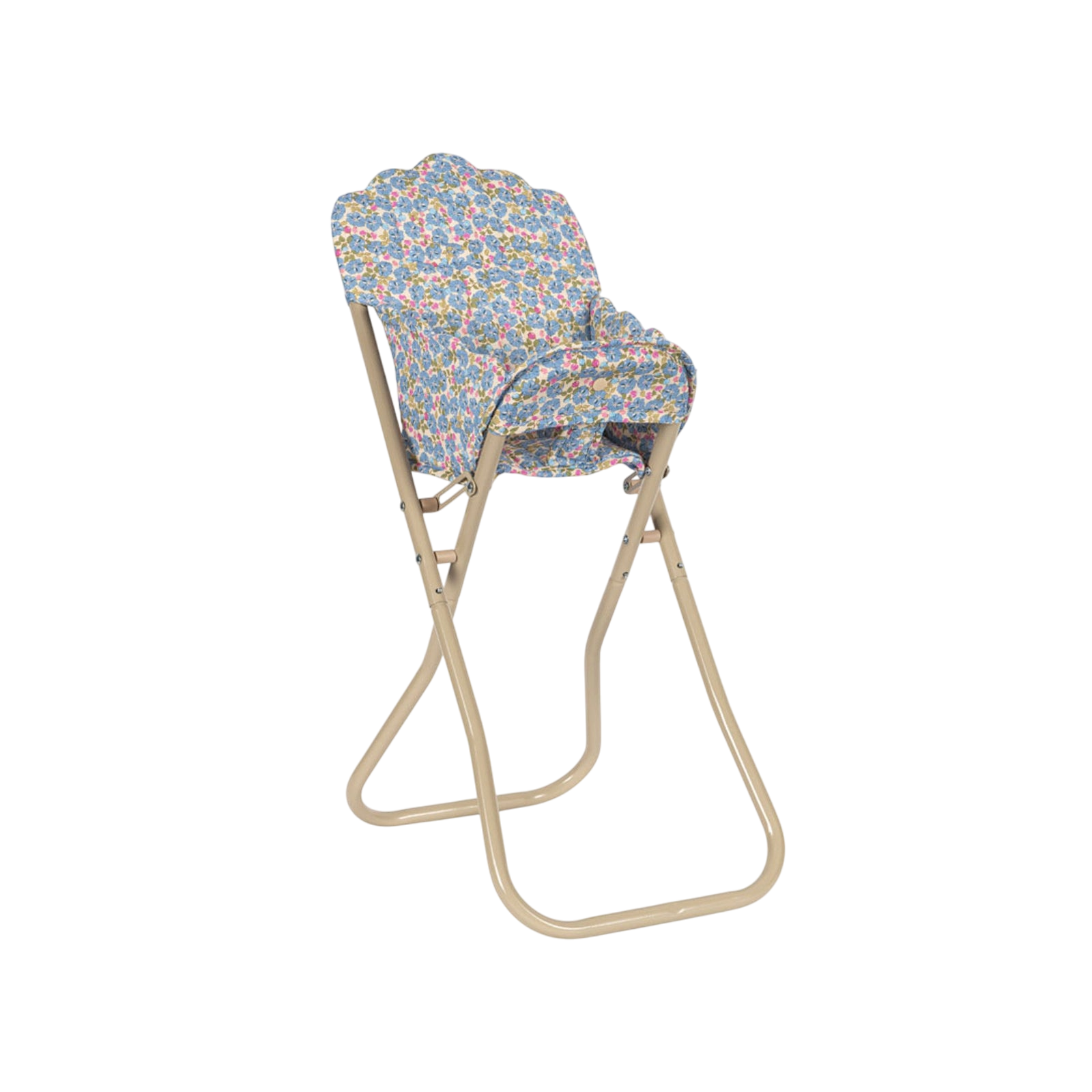 Chaise haute de poupée Fleur Rosier