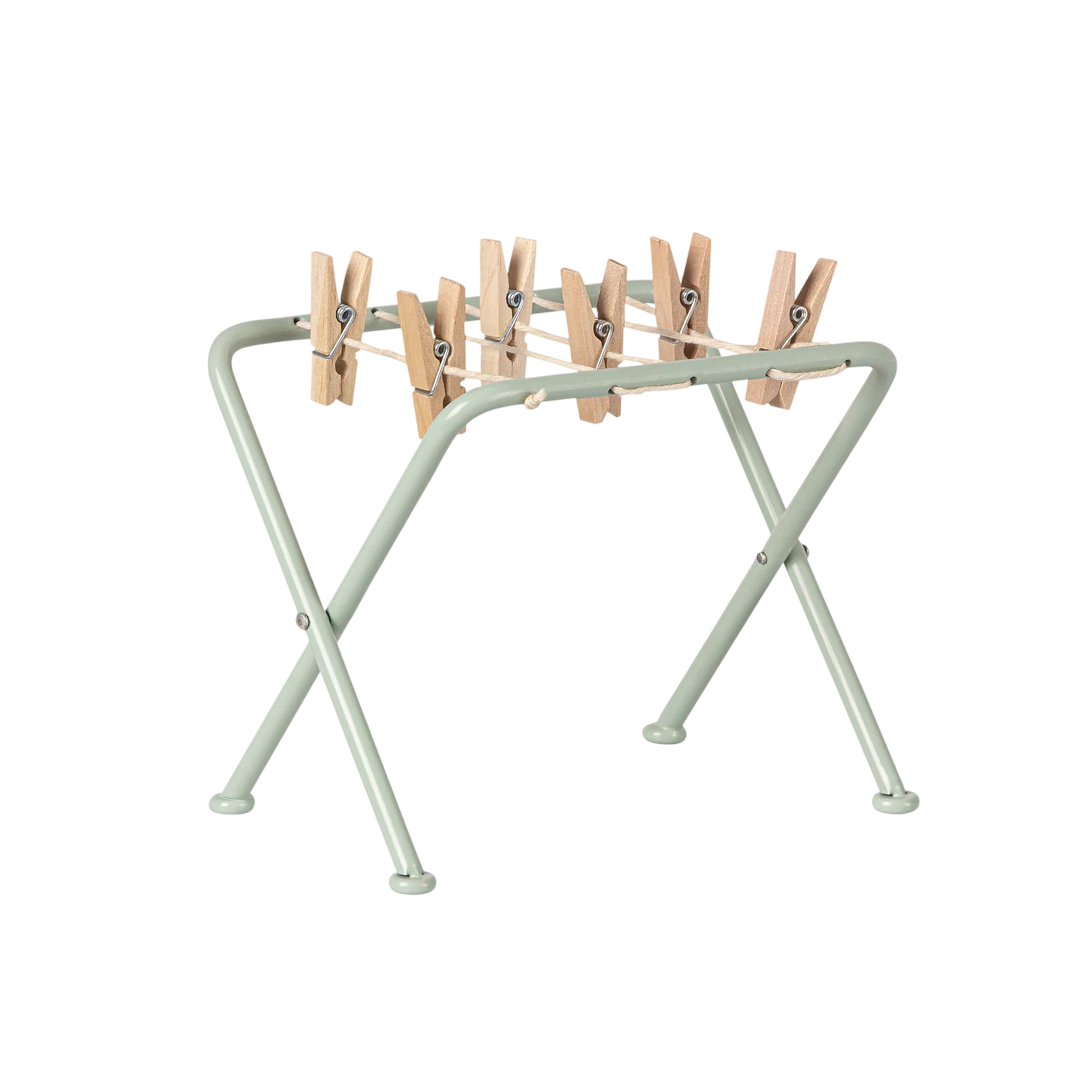 Maileg clothes horse with clips