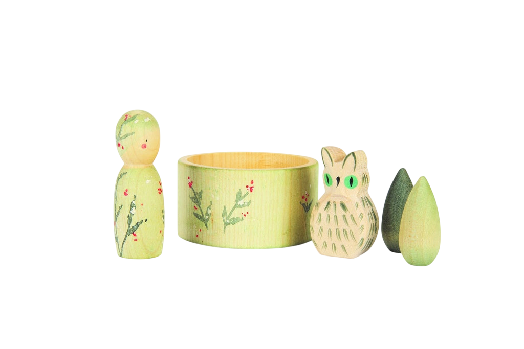 Wooden figurine set Hello Winter Grapat x Ostheimer