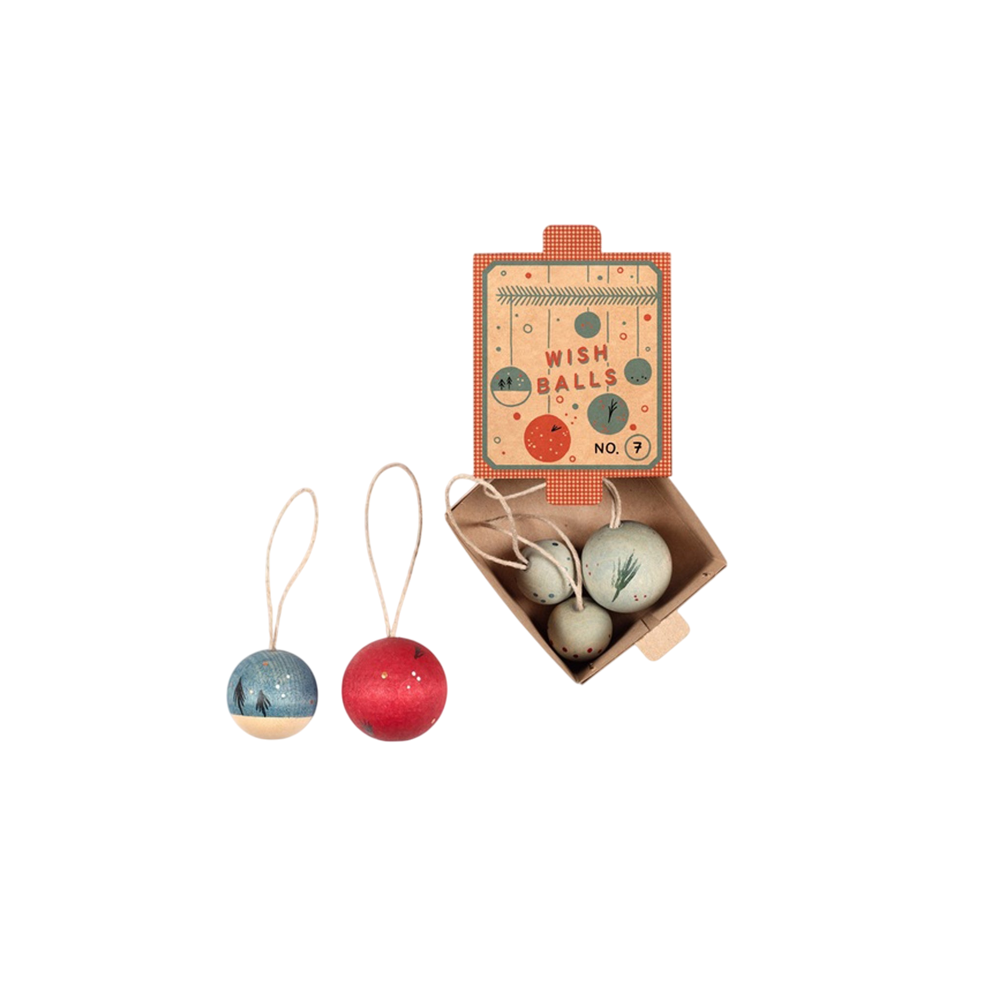 Ornamente Weihnachtsschmuck N° 7 Wish Balls Grapat