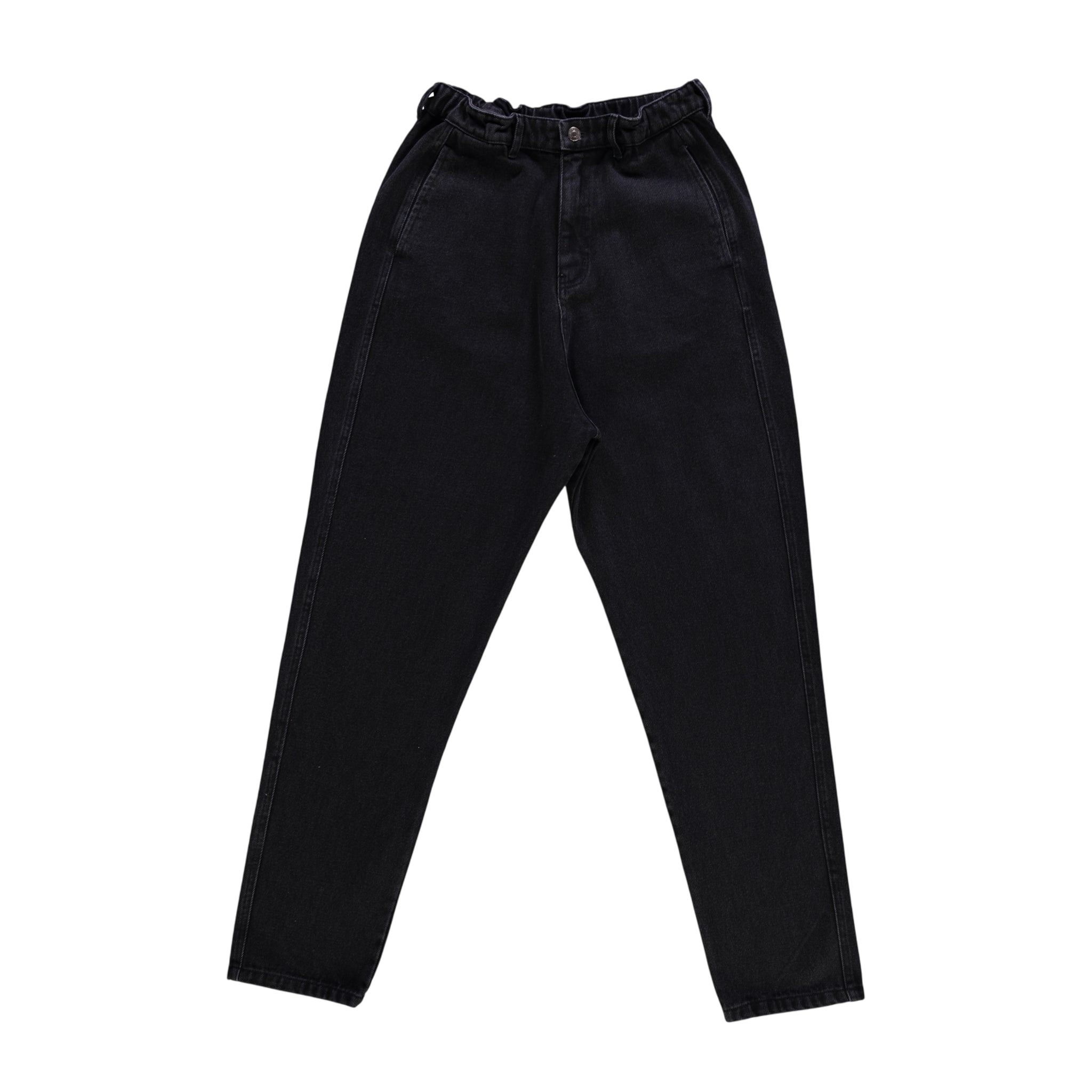 Adult Jeans Carotte Long Noir