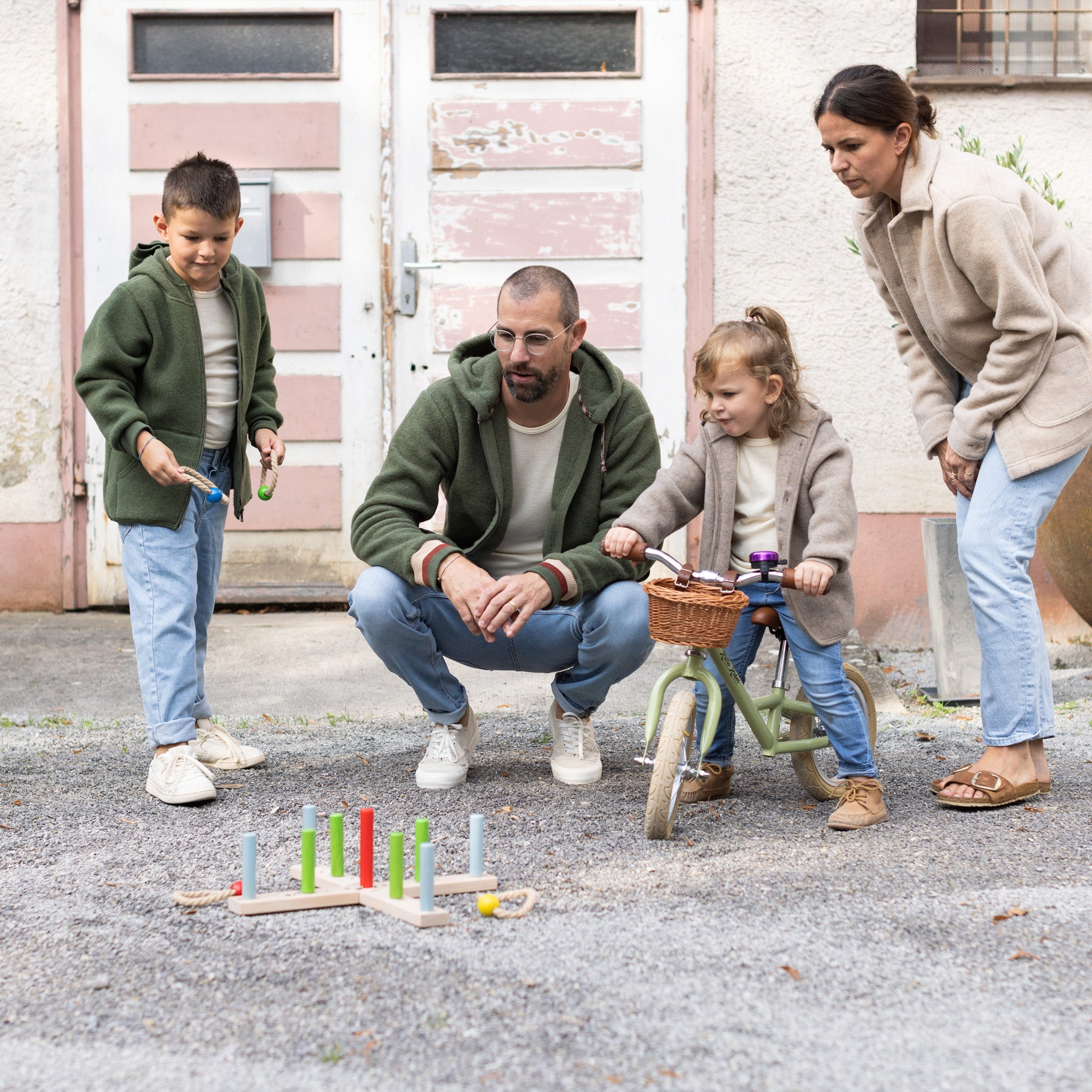 Engel Natur Veste à capuche en laine mérinos noix mélangée