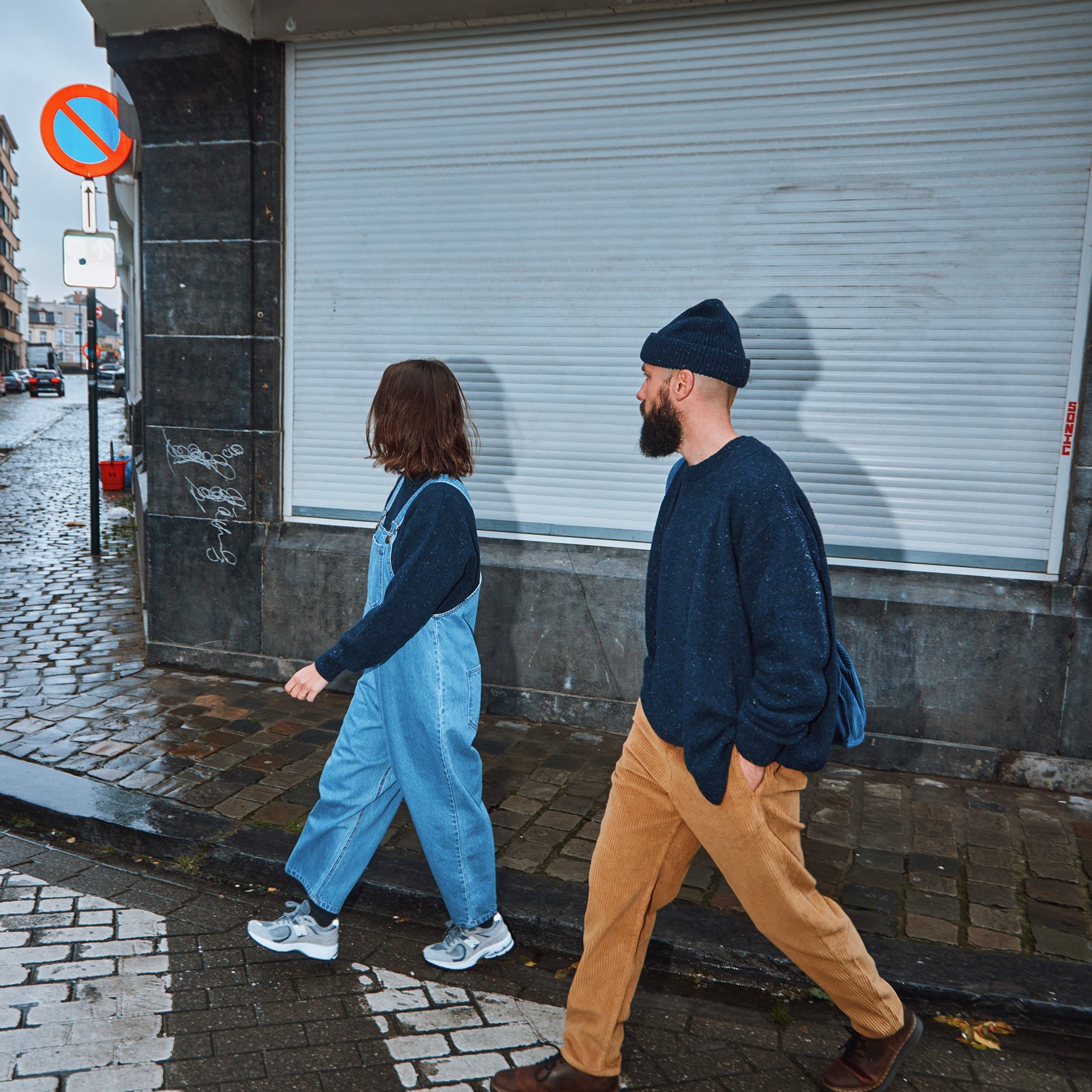 Adult Beanie Bonnet Speckled Midnight