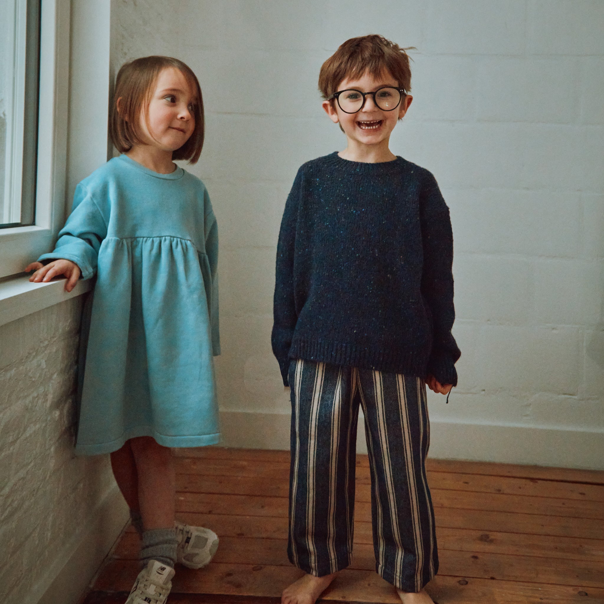 Knitted sweater The Speckled Midnight