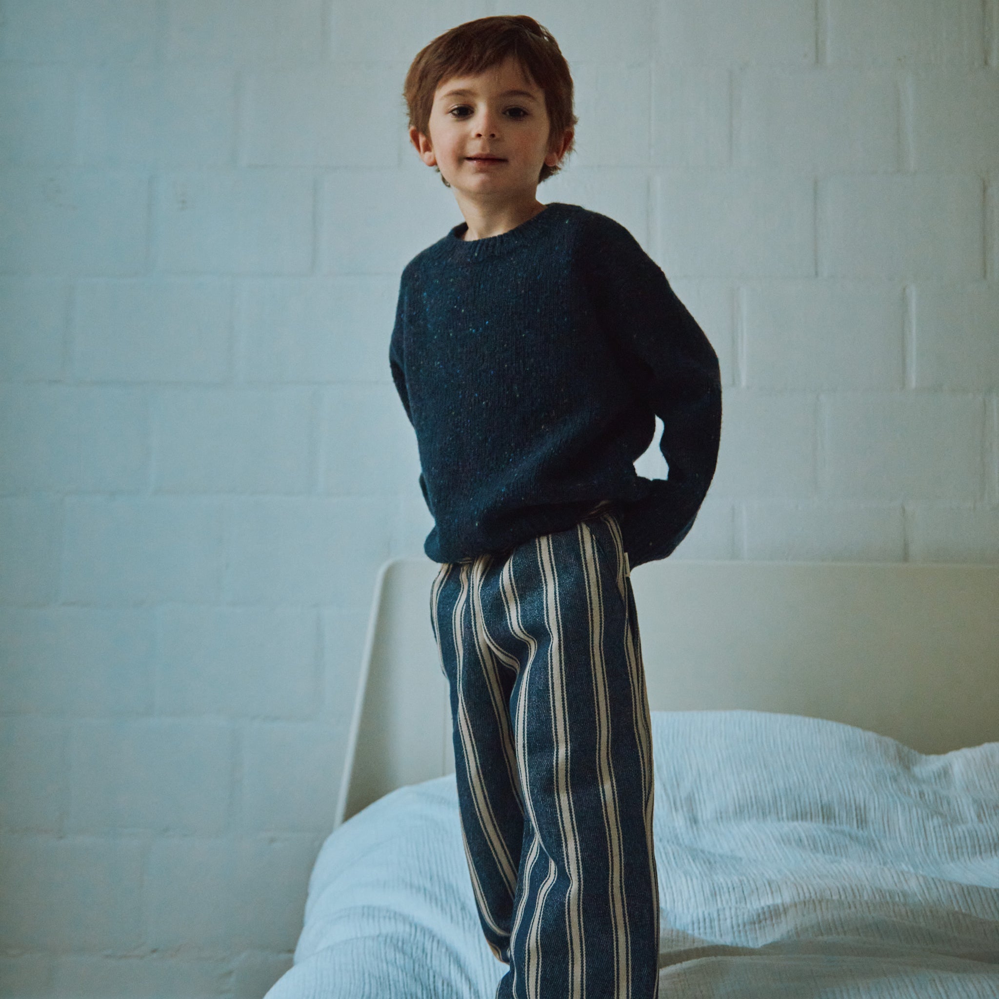 Knitted sweater The Speckled Midnight