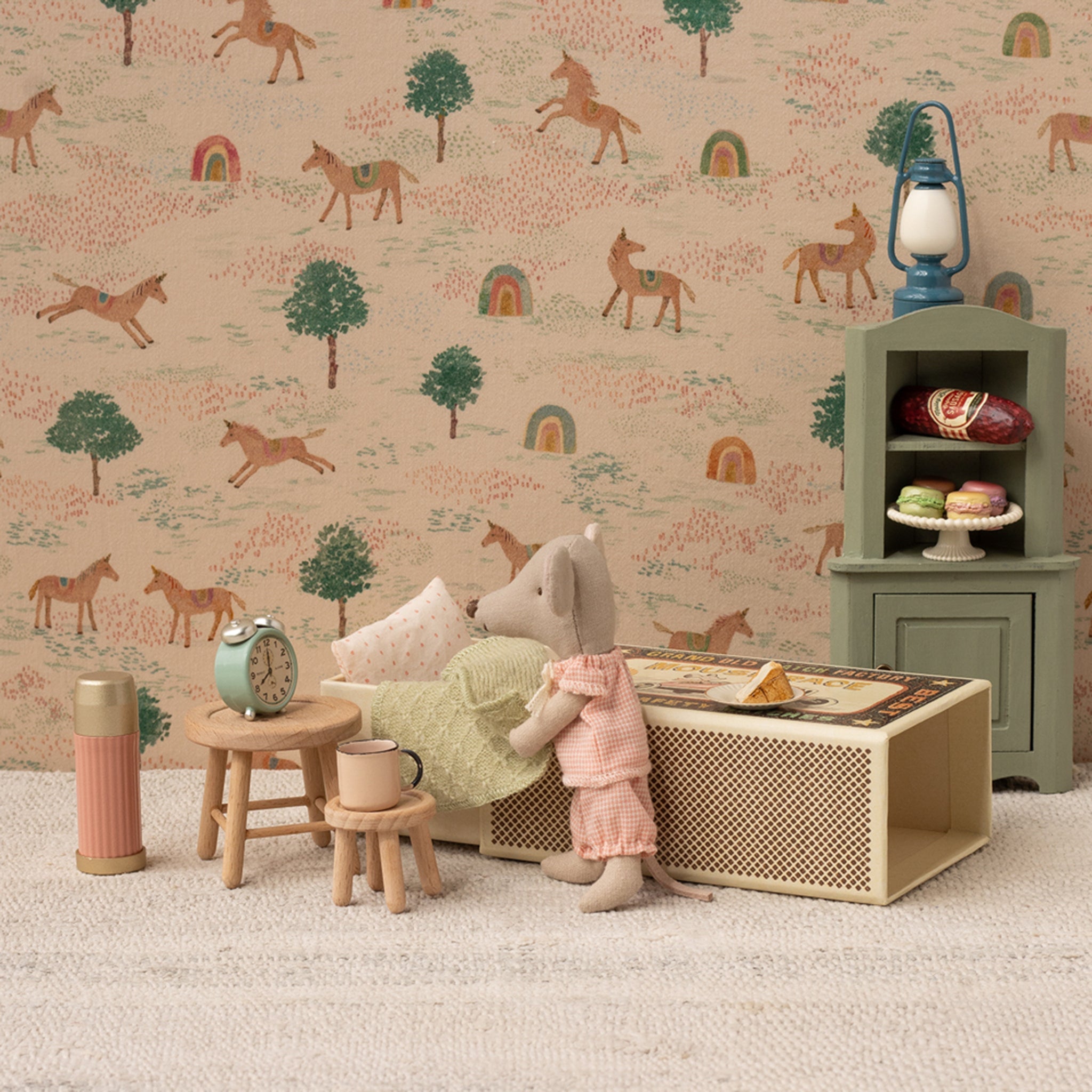 Maileg souris petite sœur boîte d'allumettes