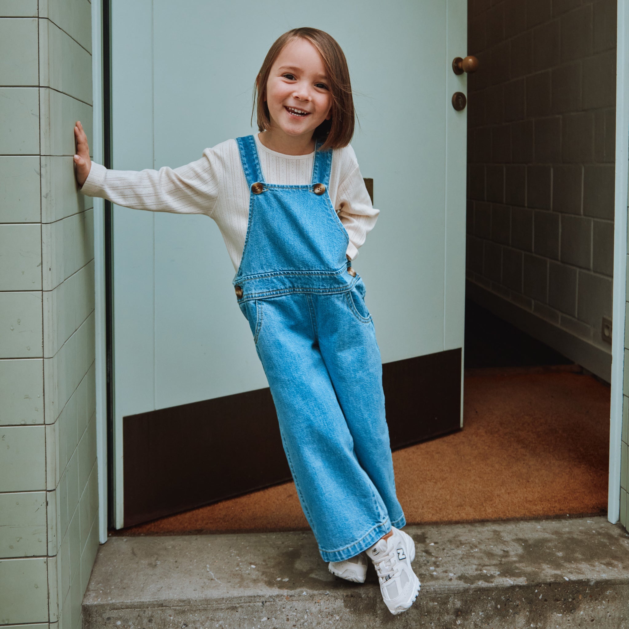 T-shirt à manches longues Ajour24 Olive Ecru