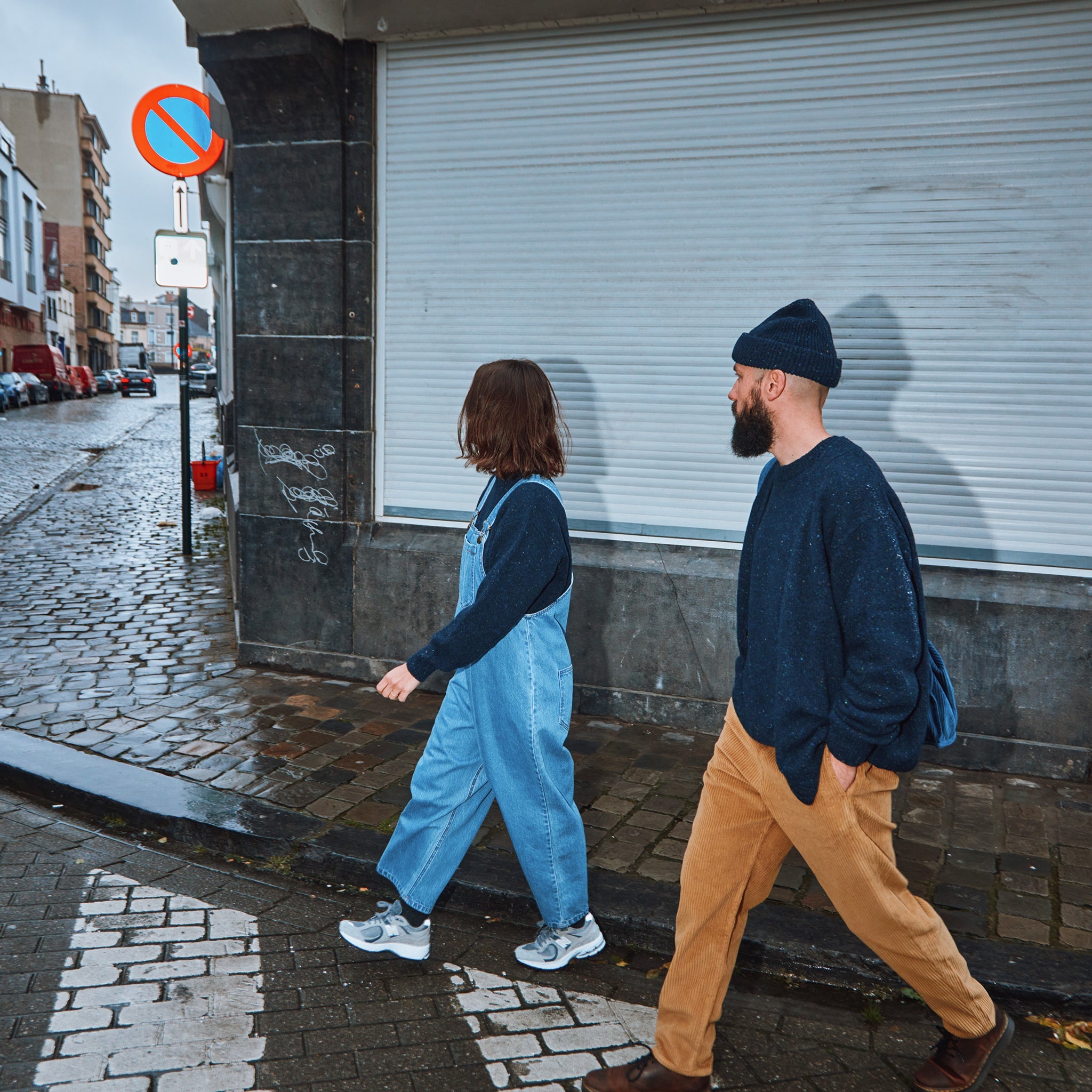 Adult dungarees Ciste Light Blue