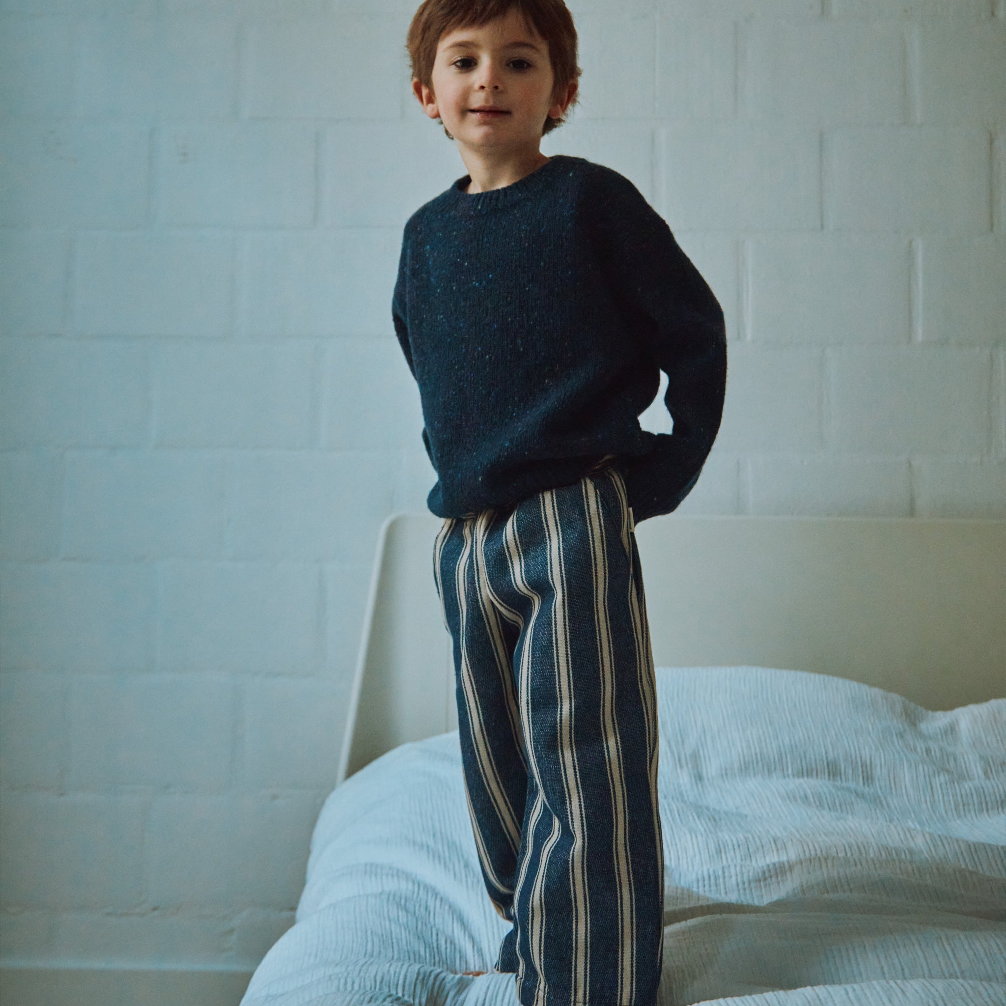 Hose Pomelos Rayures Bleues