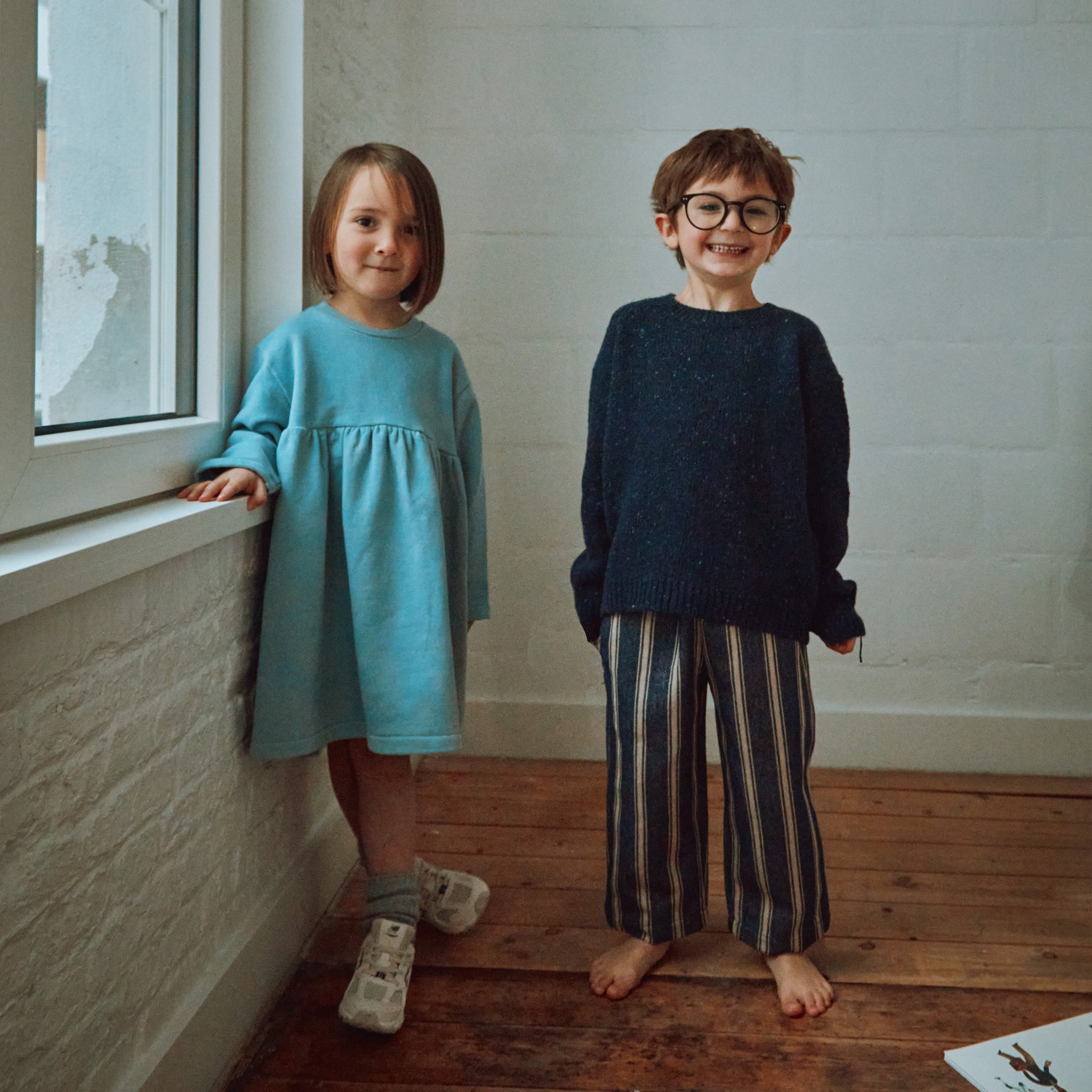 Hose Pomelos Rayures Bleues