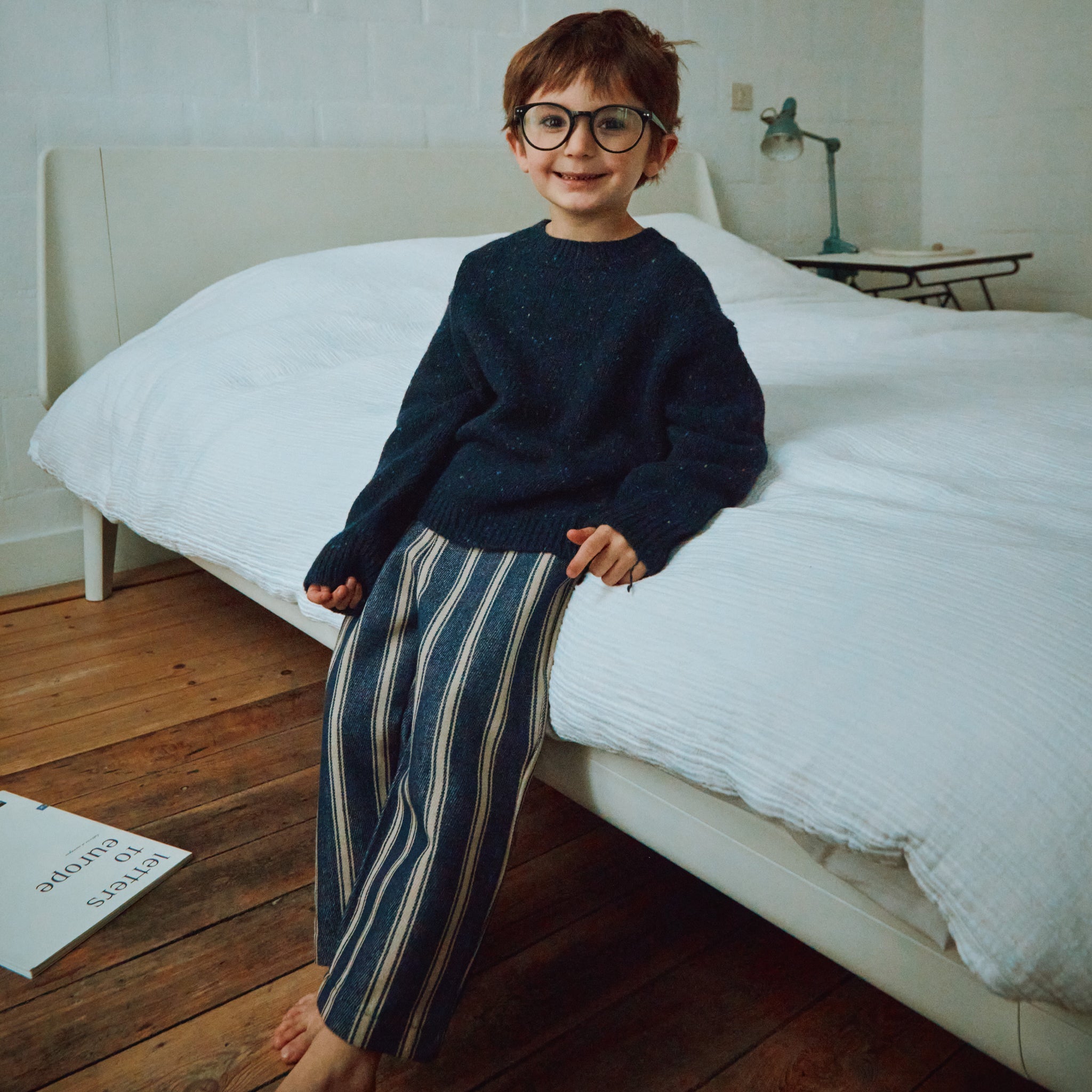 Hose Pomelos Rayures Bleues