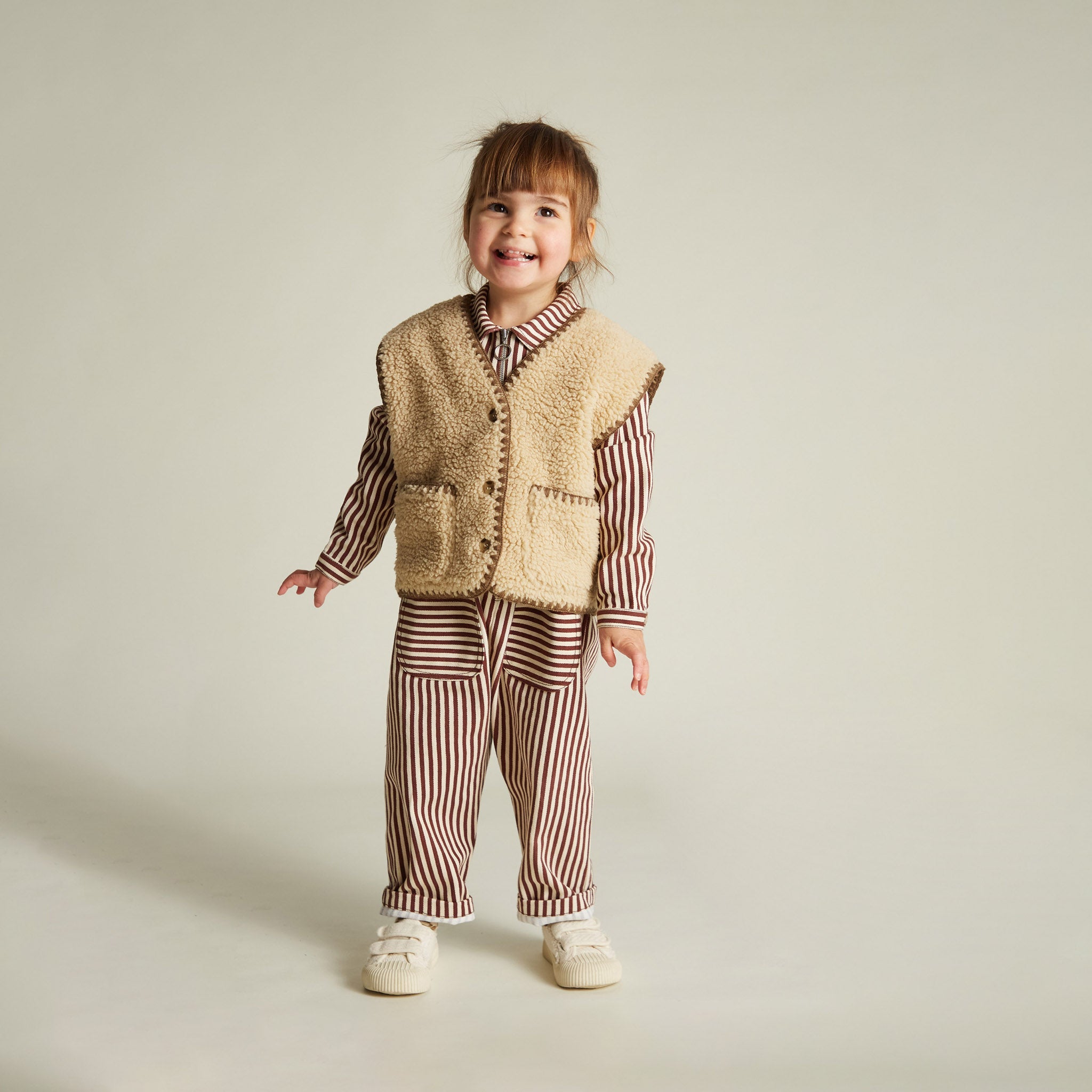 Gilet Folk Amos Sand