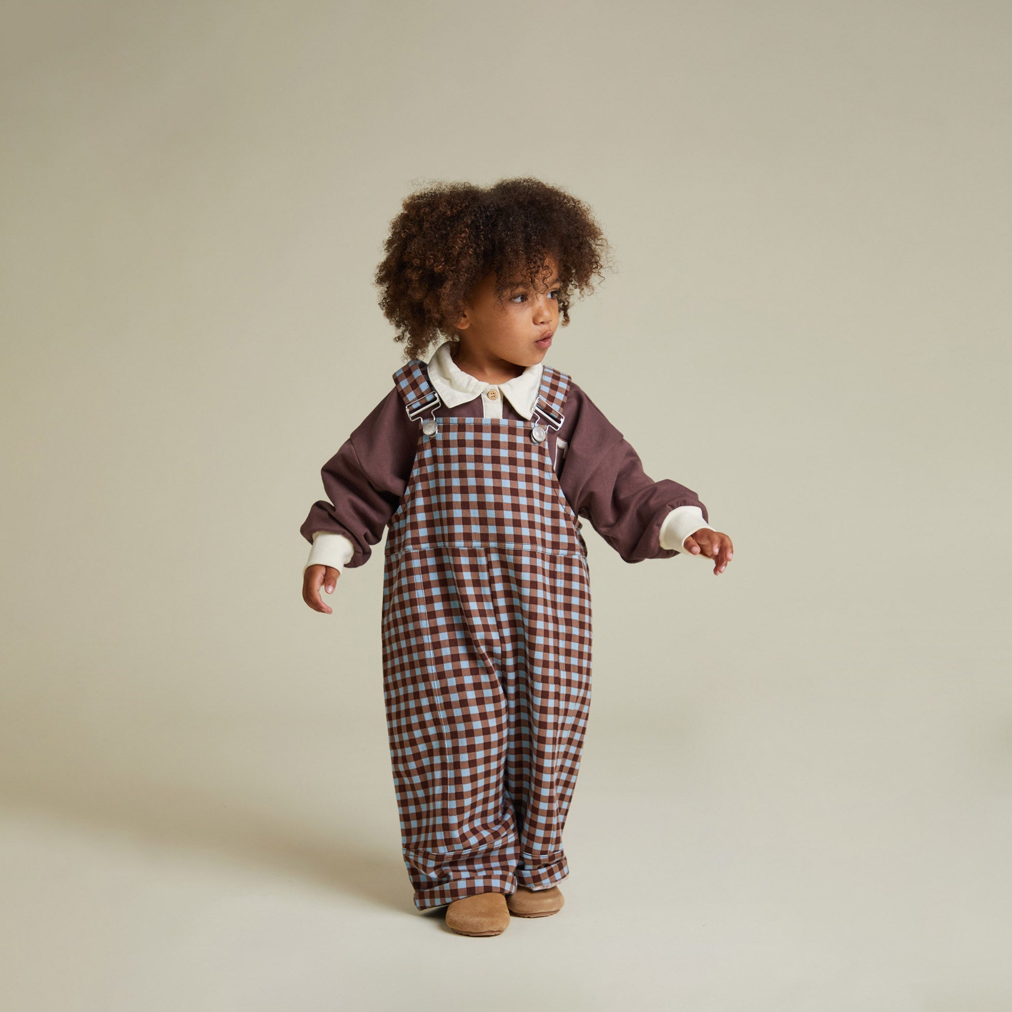 Dungarees August Sky Gingham