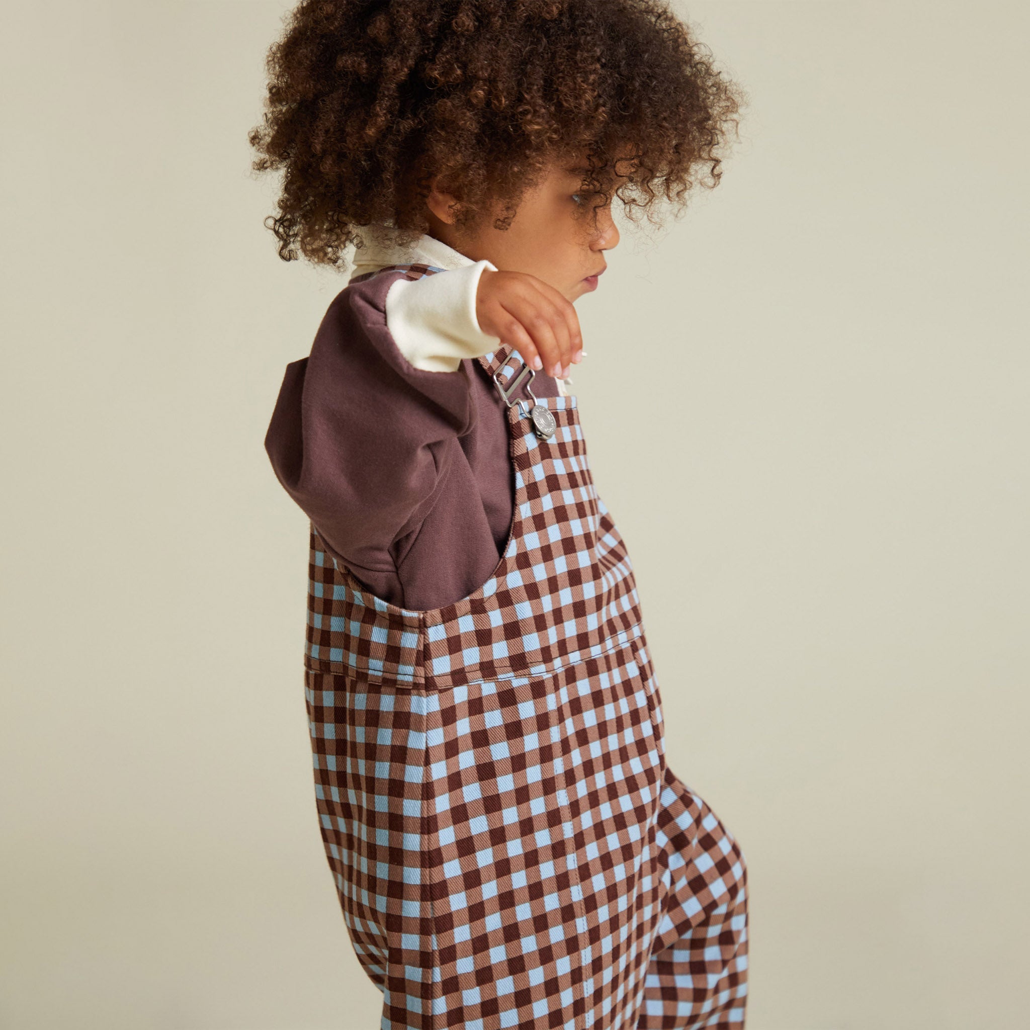 Dungarees August Sky Gingham