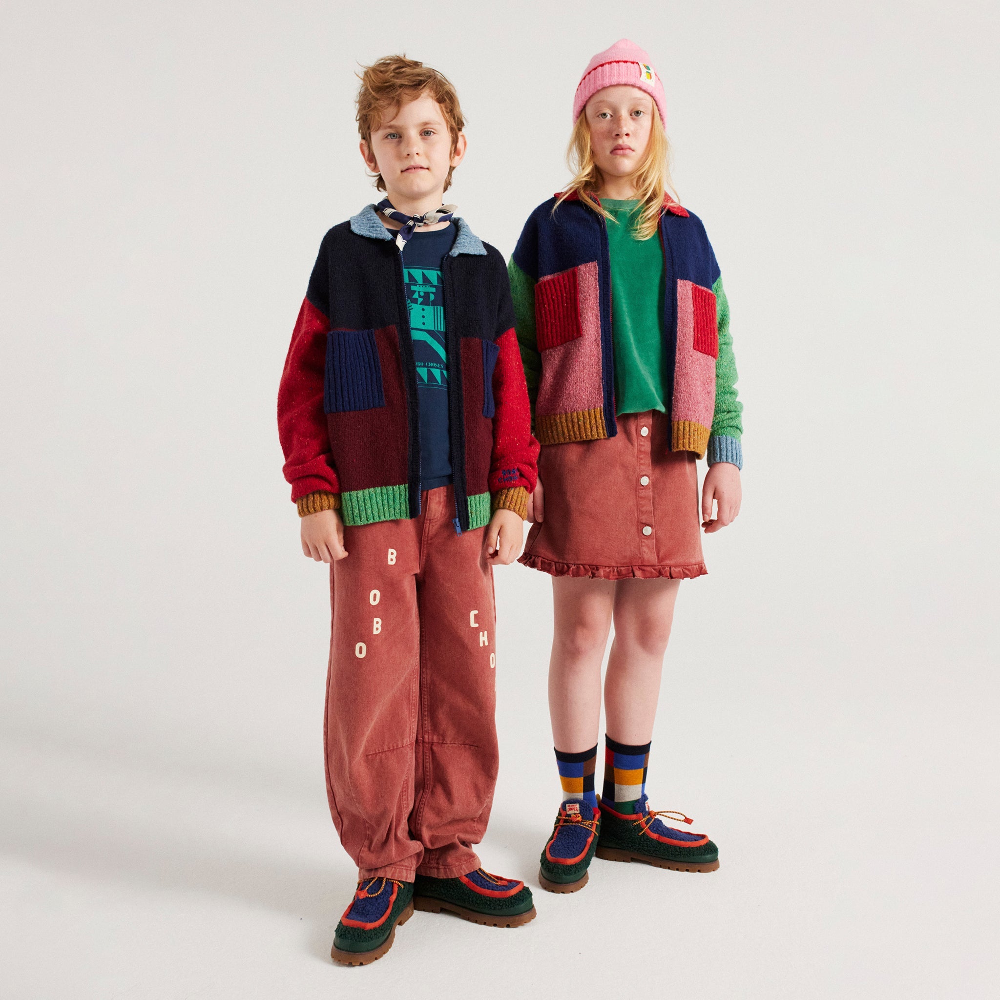 Chaussures Bobo Choses X Camper Compas Wallabee Multicolor