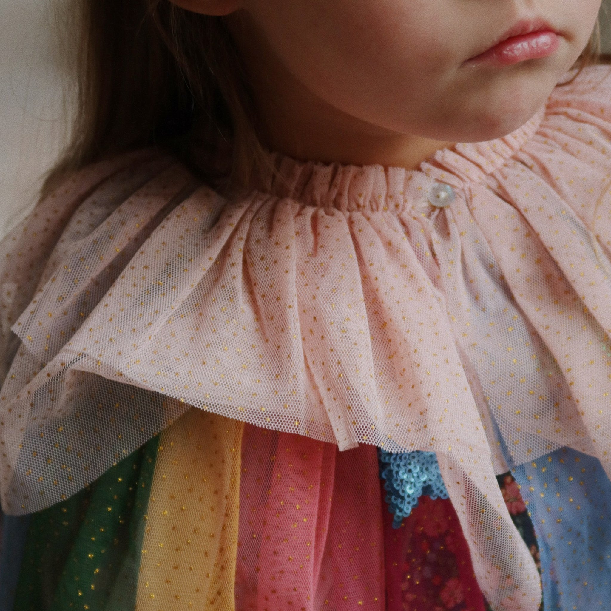 Rainbow Costume Glitter Evening Sand