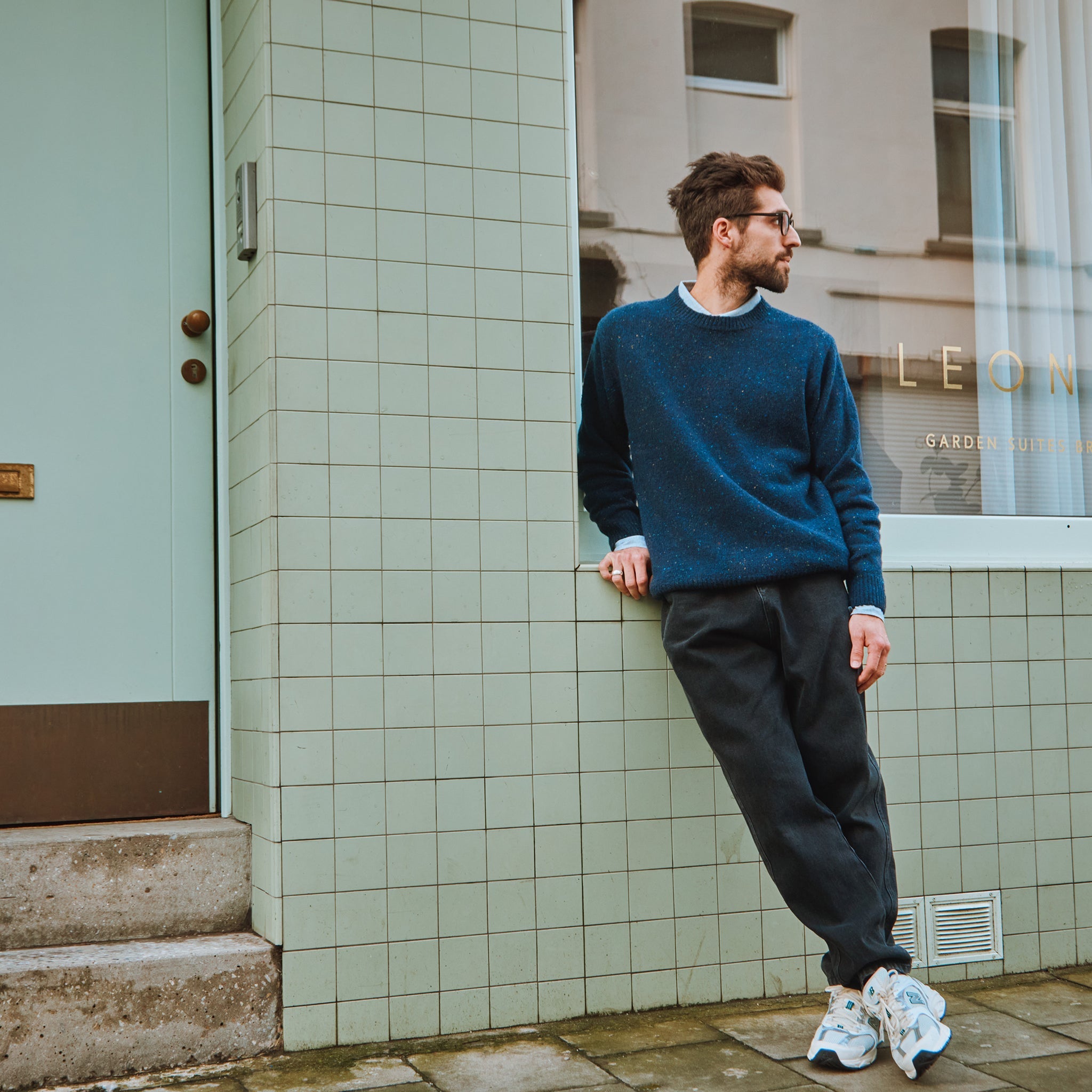 Adult Jeans Carotte Long Noir