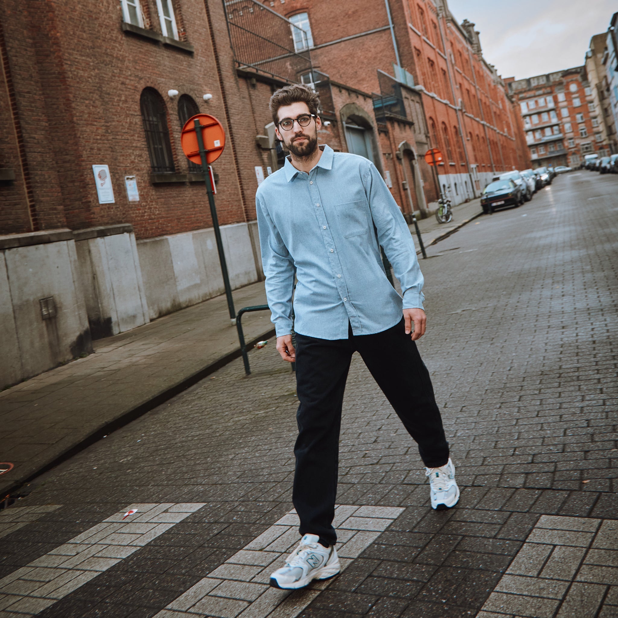 Adult Jeans Carotte Long Noir