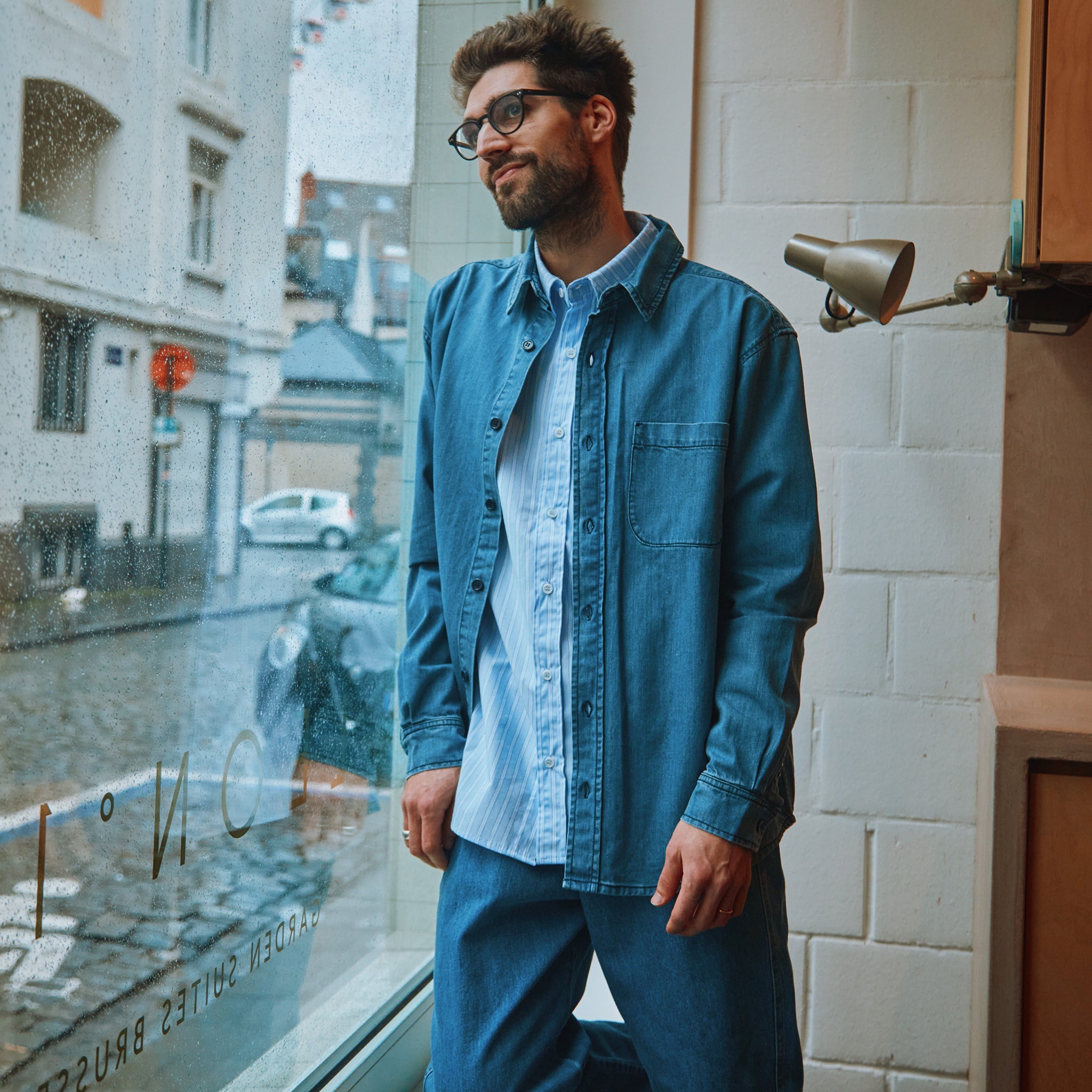 Adult Jeans Carotte Long Light Blue