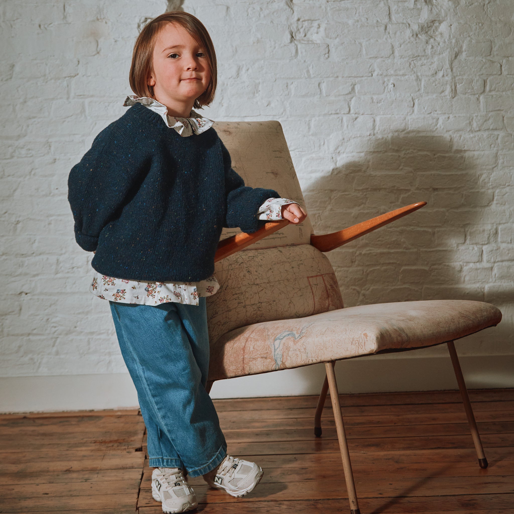 Blouse Colchique Motif Fleuri Rose Gris