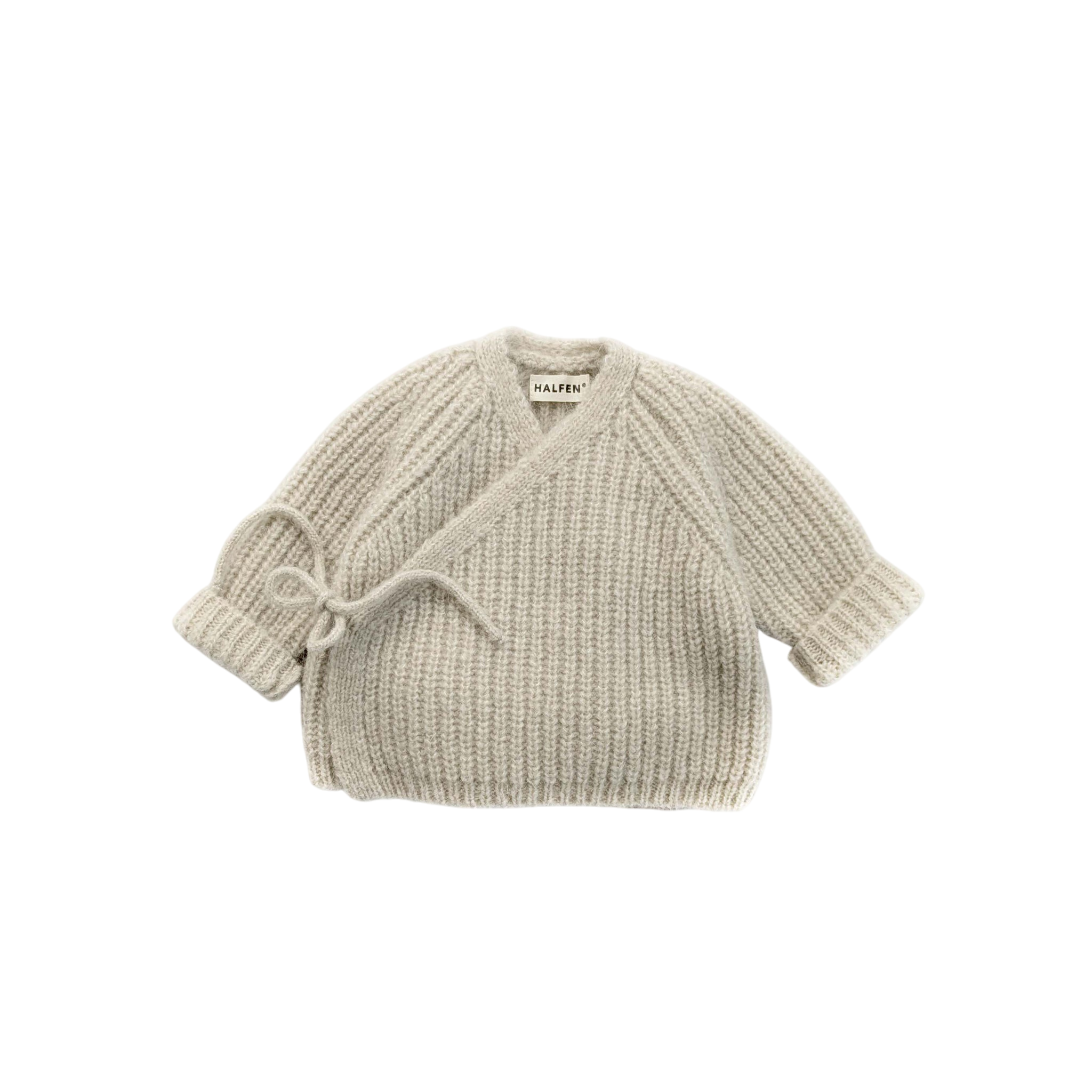 Baby Wickeljacke Alpaka Beige