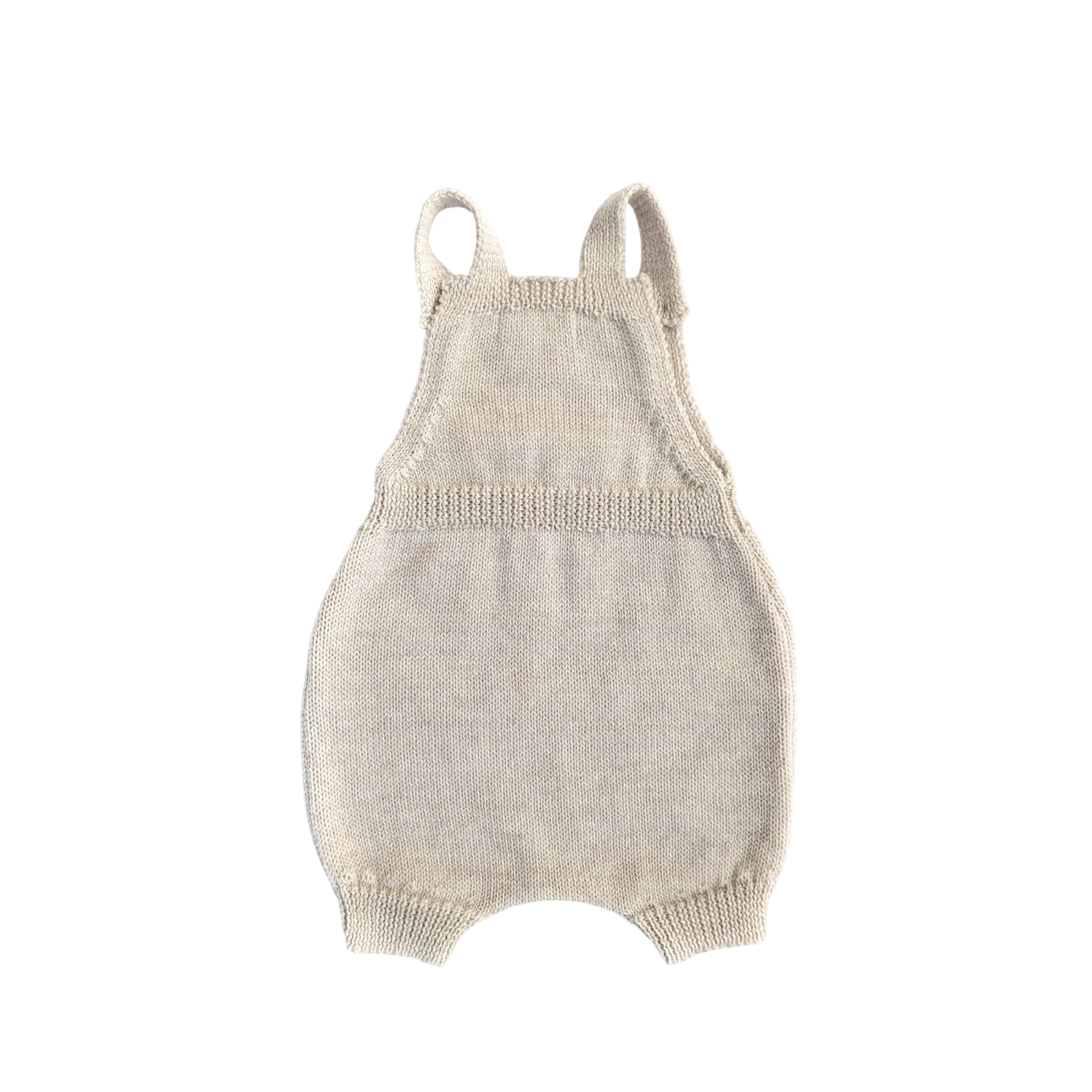 Salopette bébé laine mérinos nature