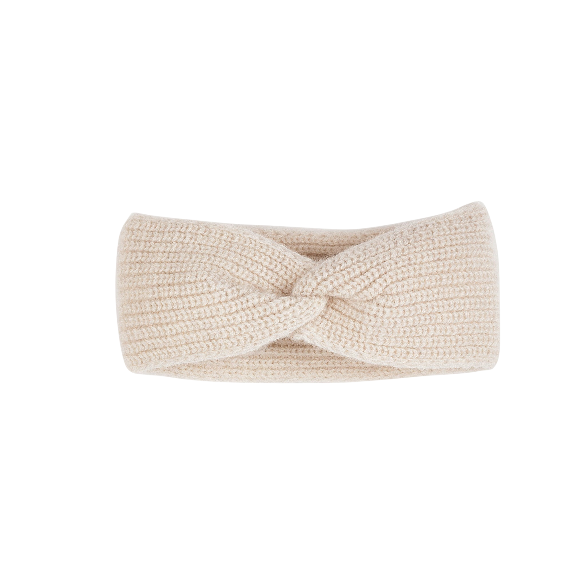 Stirnband Merino-Cashmere Beige