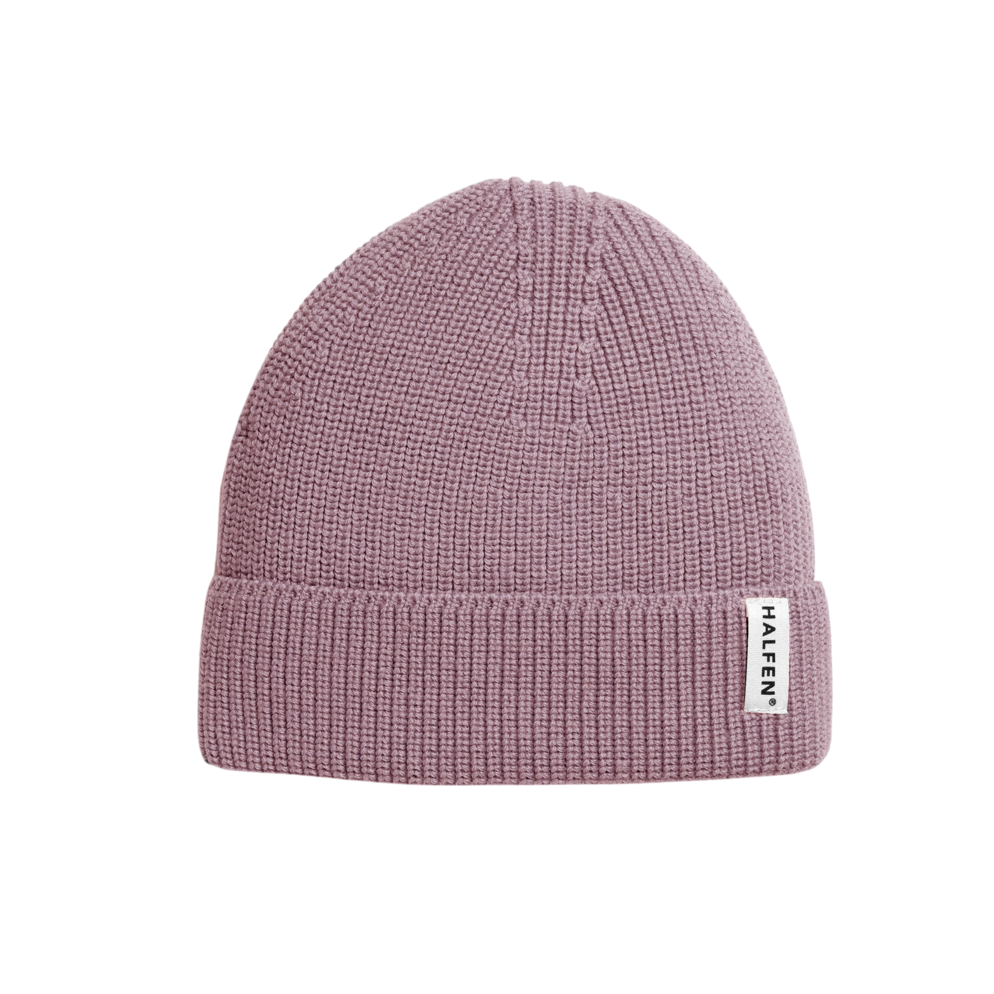 Beanie Merinowolle Mauve