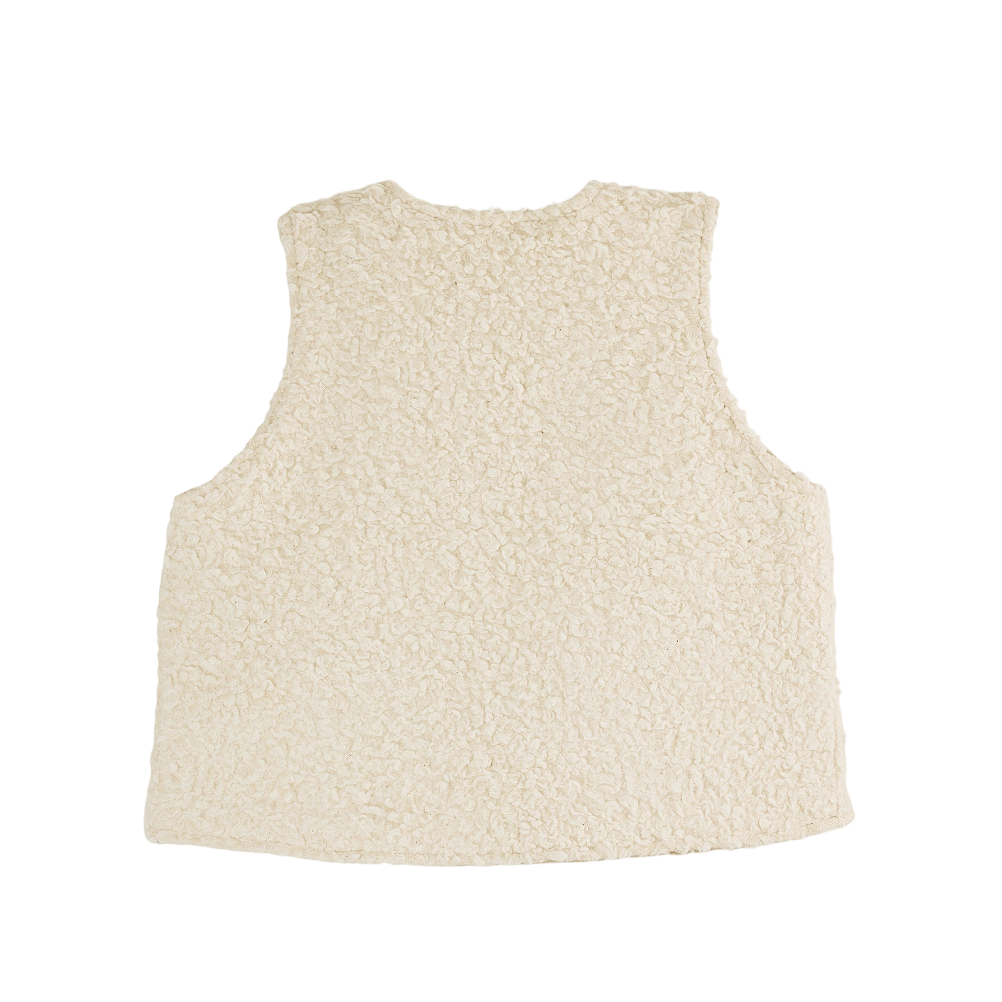 Teddy vest woolwalk nature