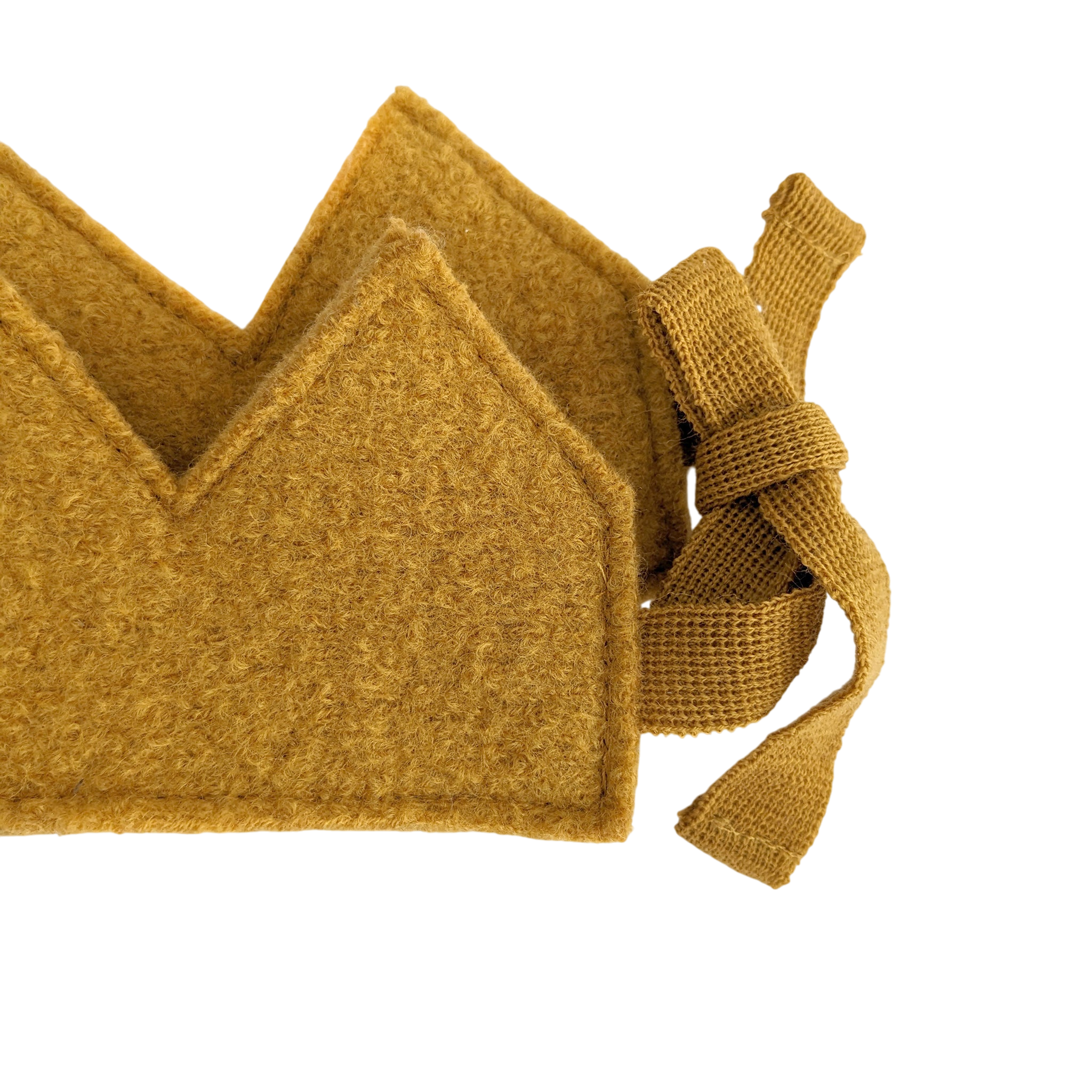 Birthday crown merino wool curry