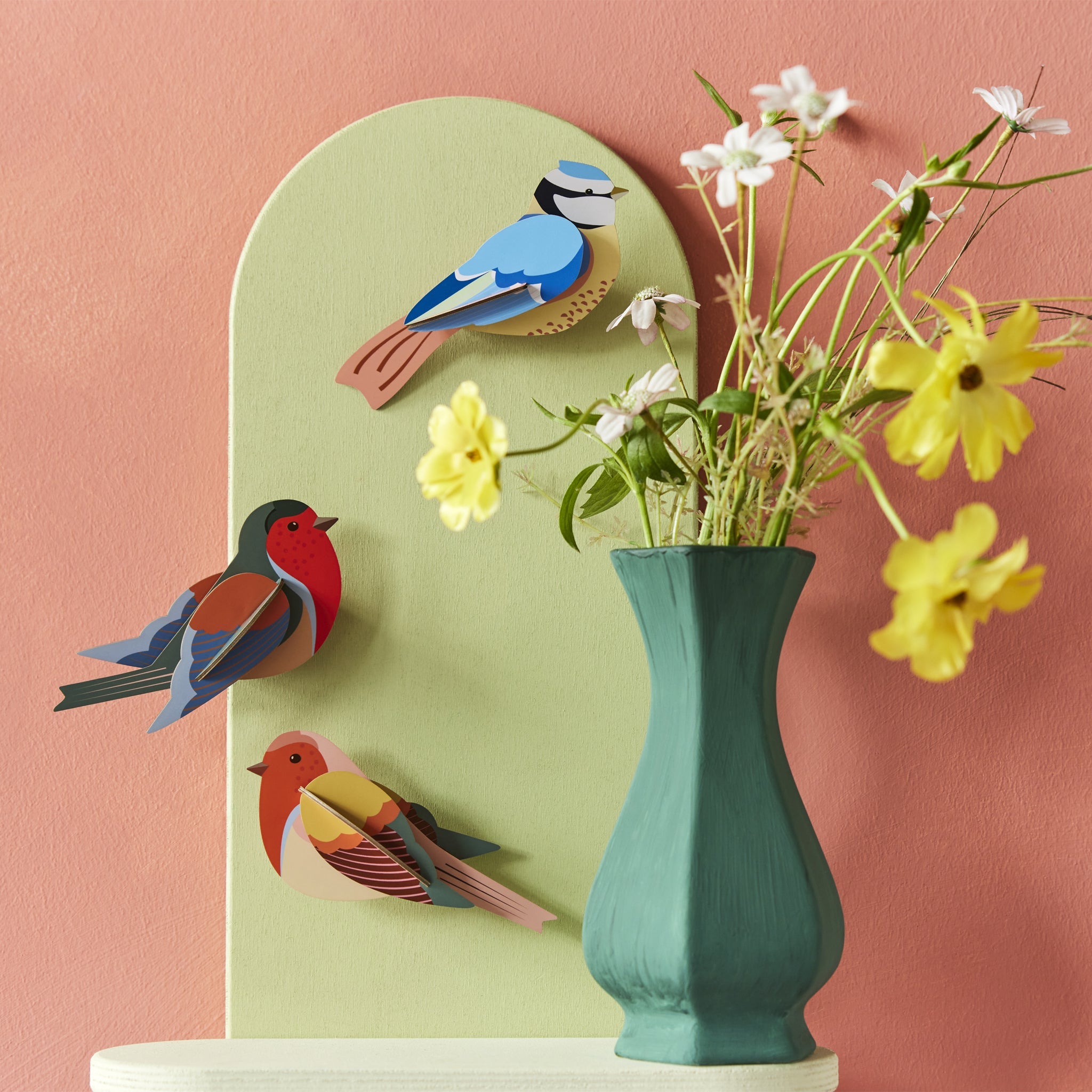 Kit de bricolage Couple de mésanges bleues