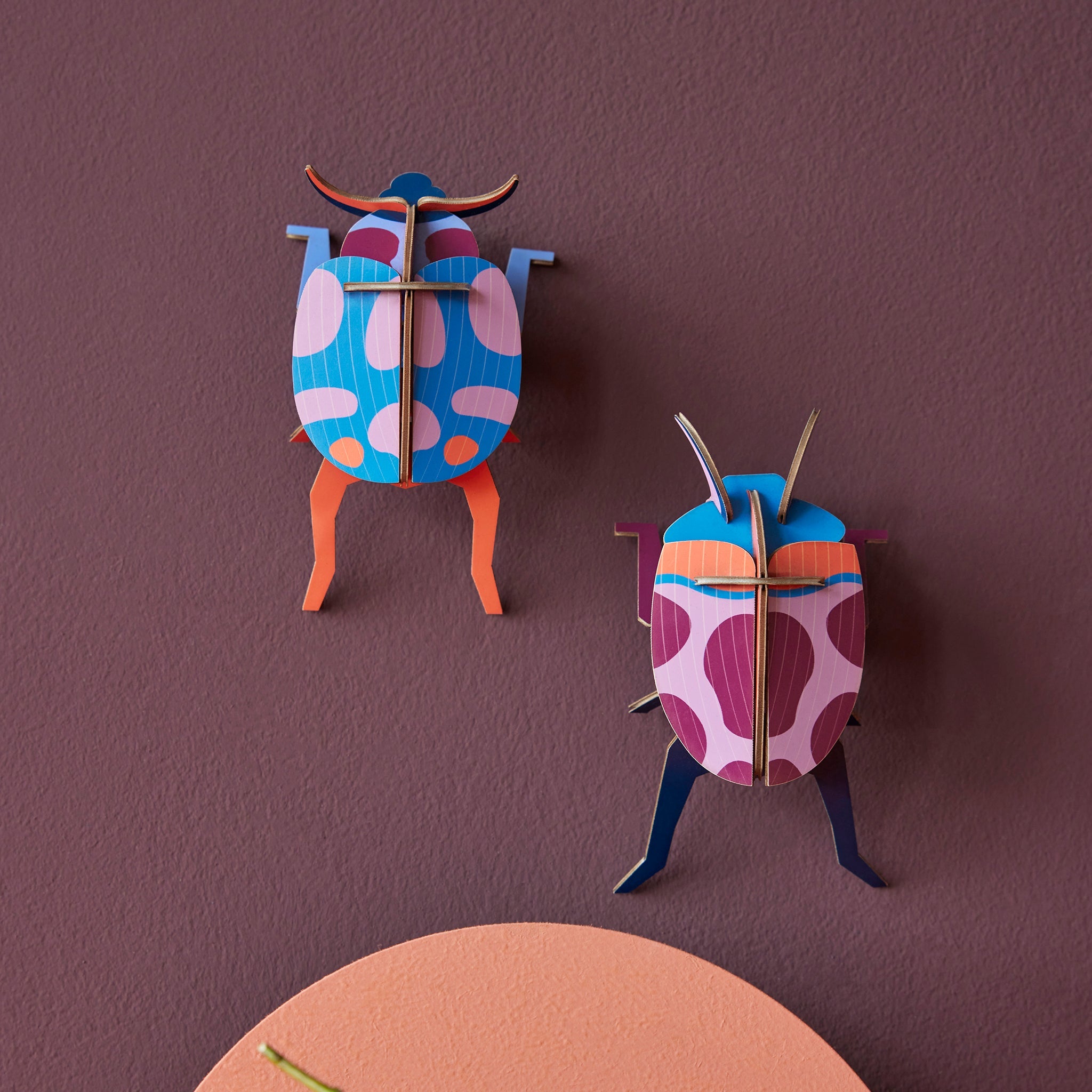 Craft set ladybug pair