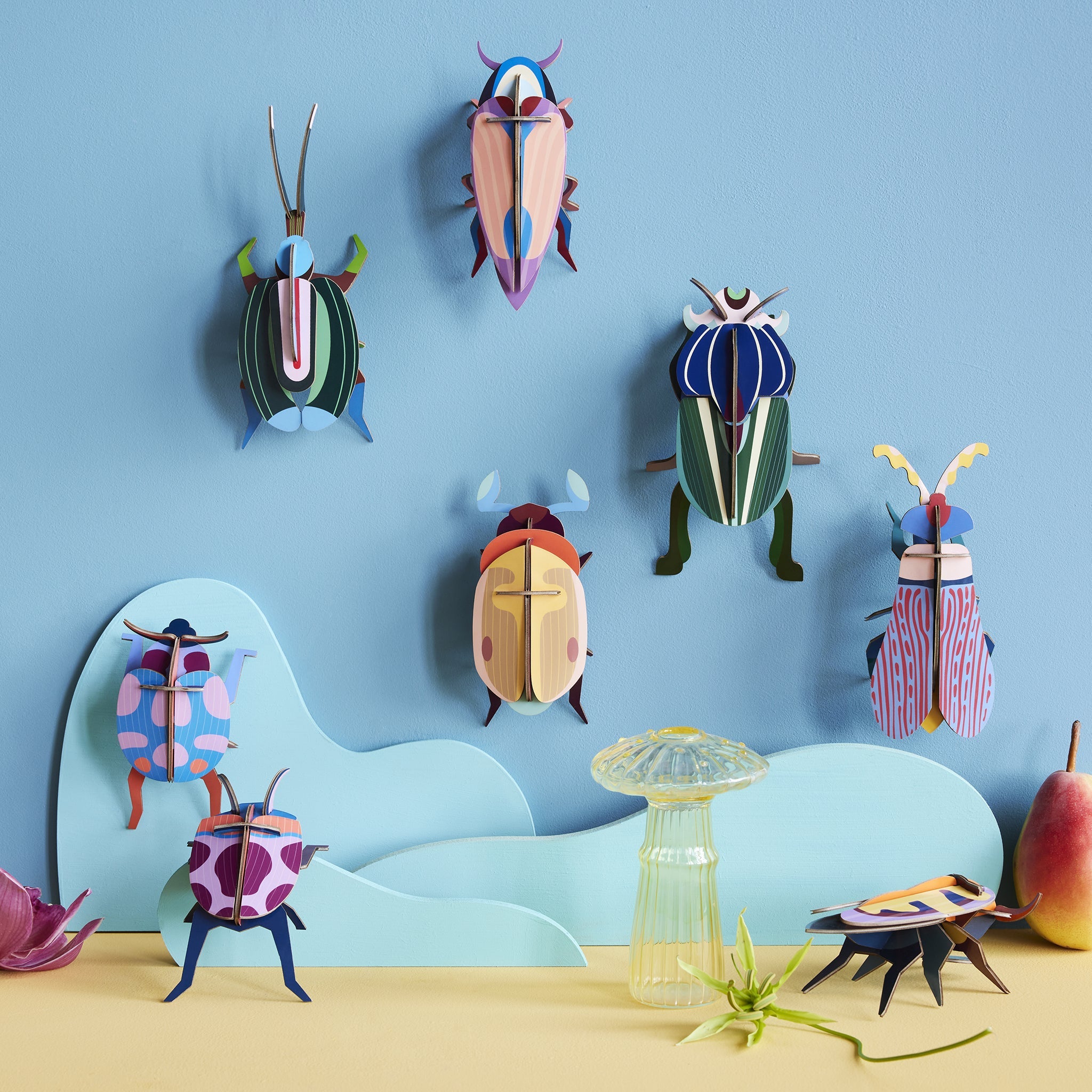 Craft set ladybug pair
