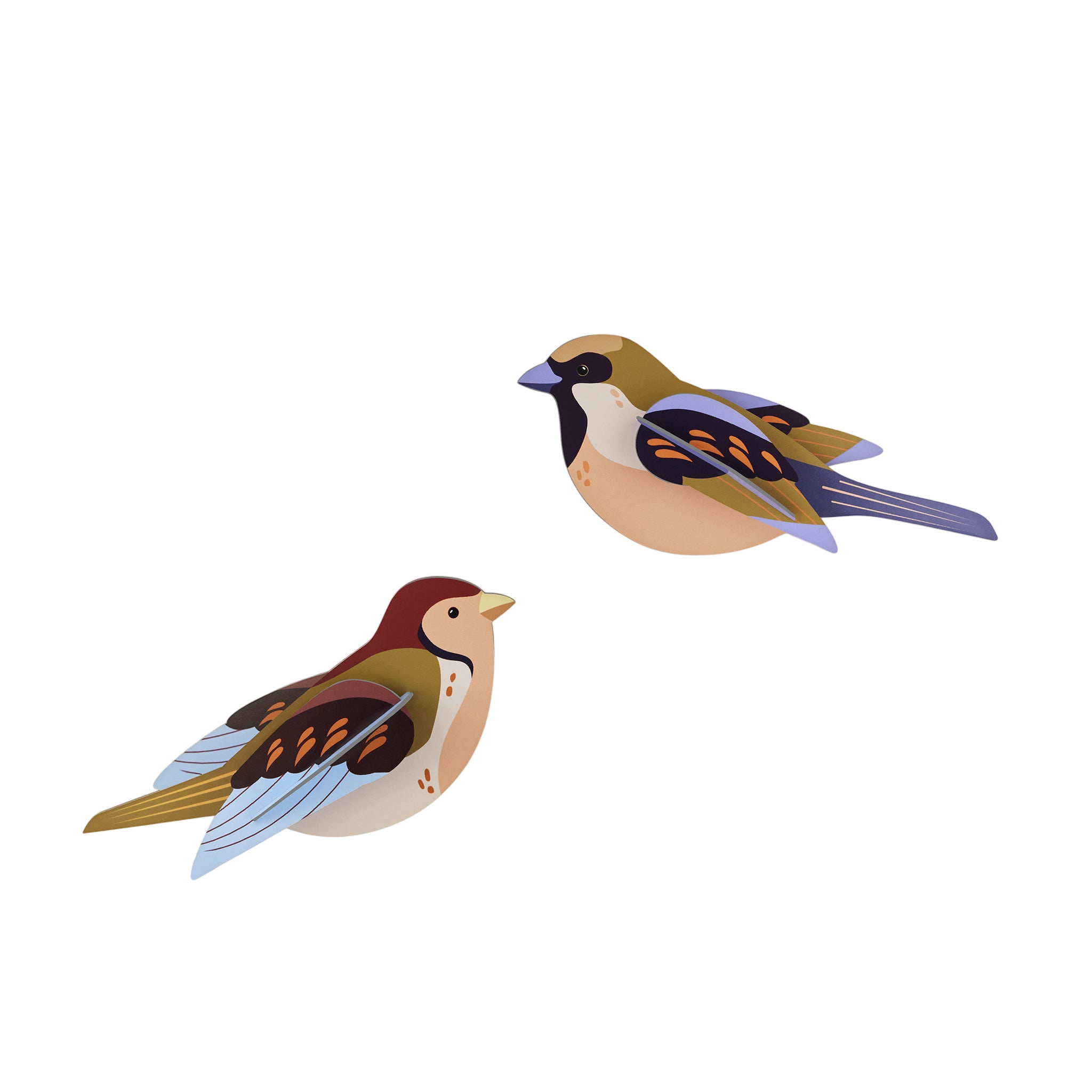 Bastelset Spatzen Paar