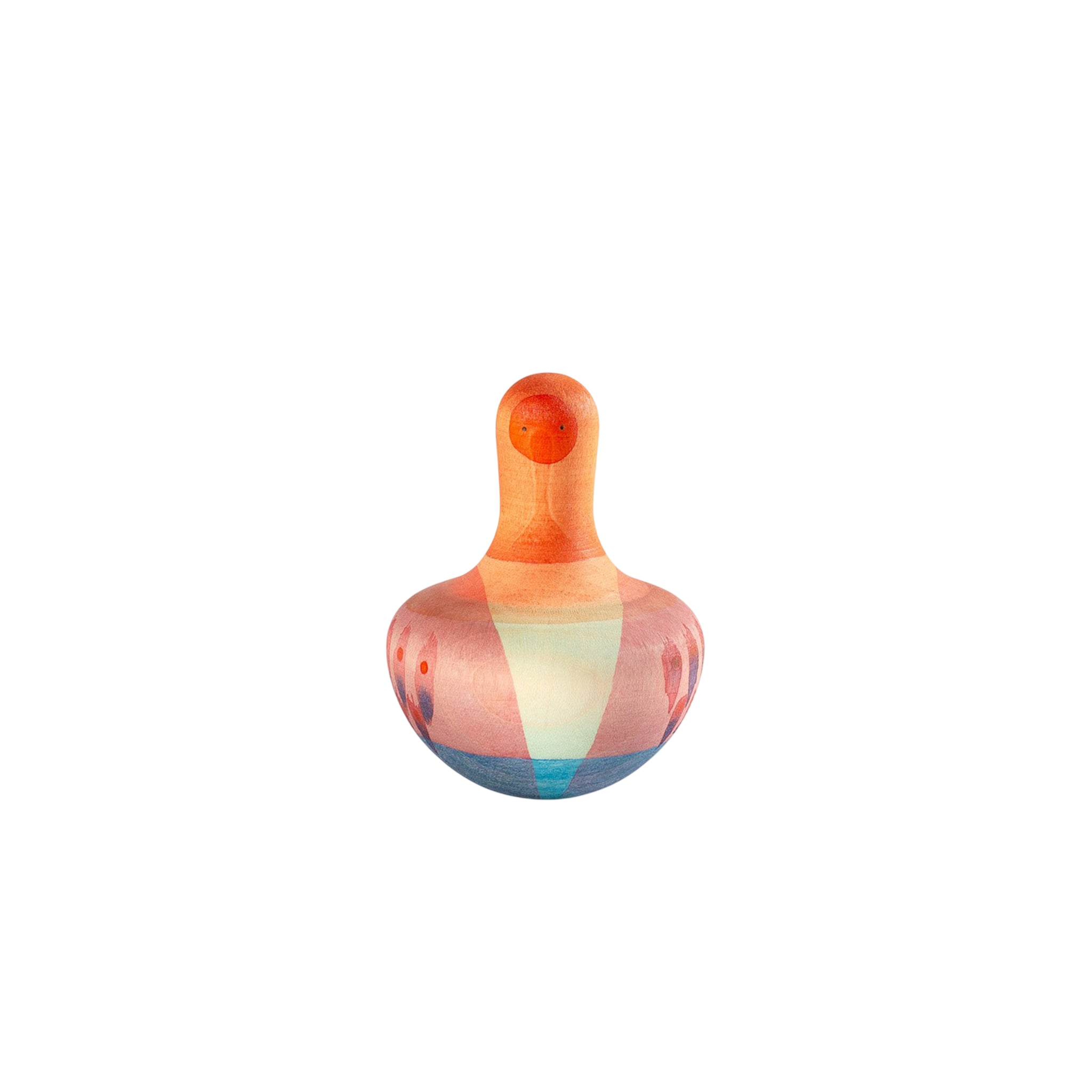 Toupie en bois Mellow Orange Bird Grapat