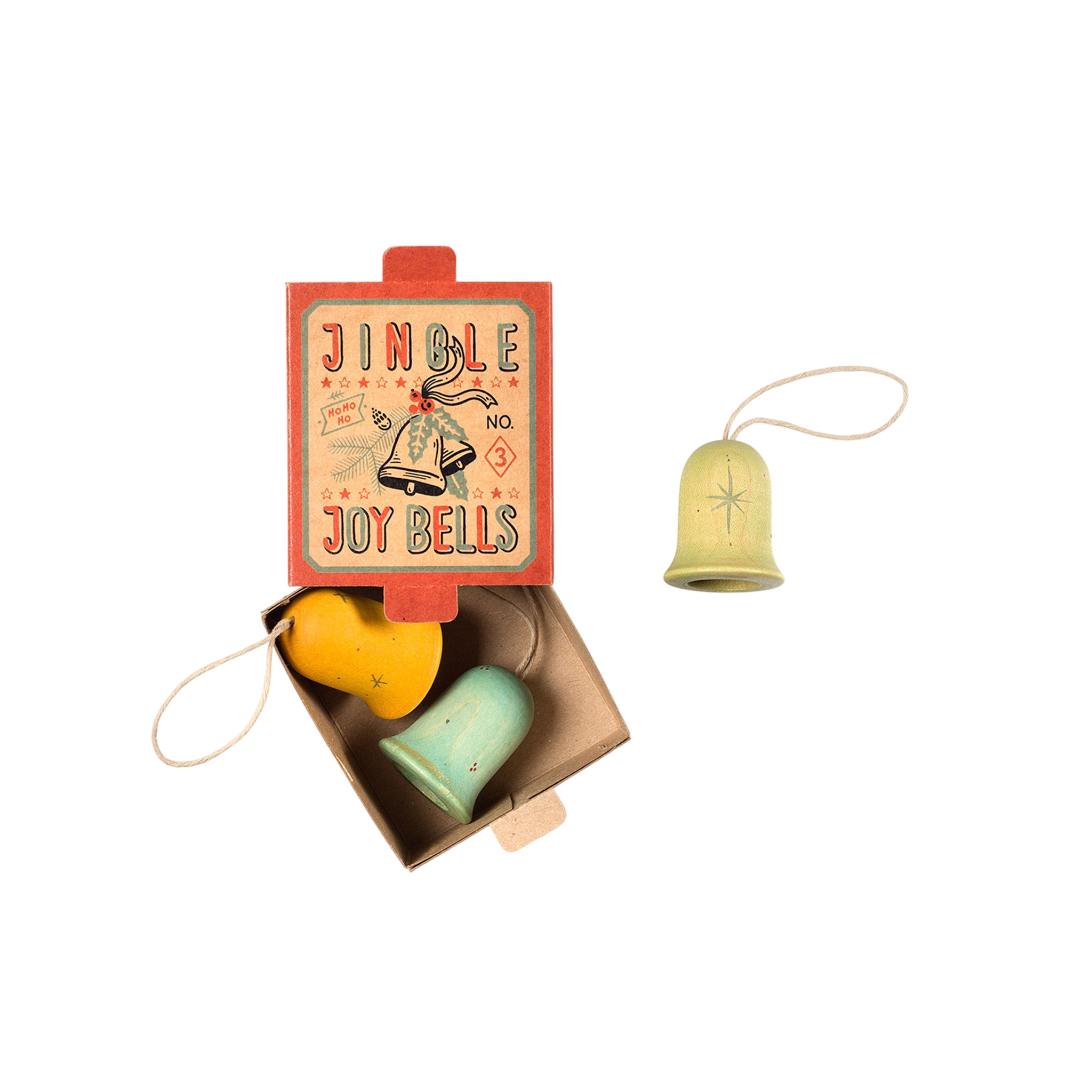 Ornamente Weihnachtsschmuck Jingle Joy Bells N° 3 Grapat