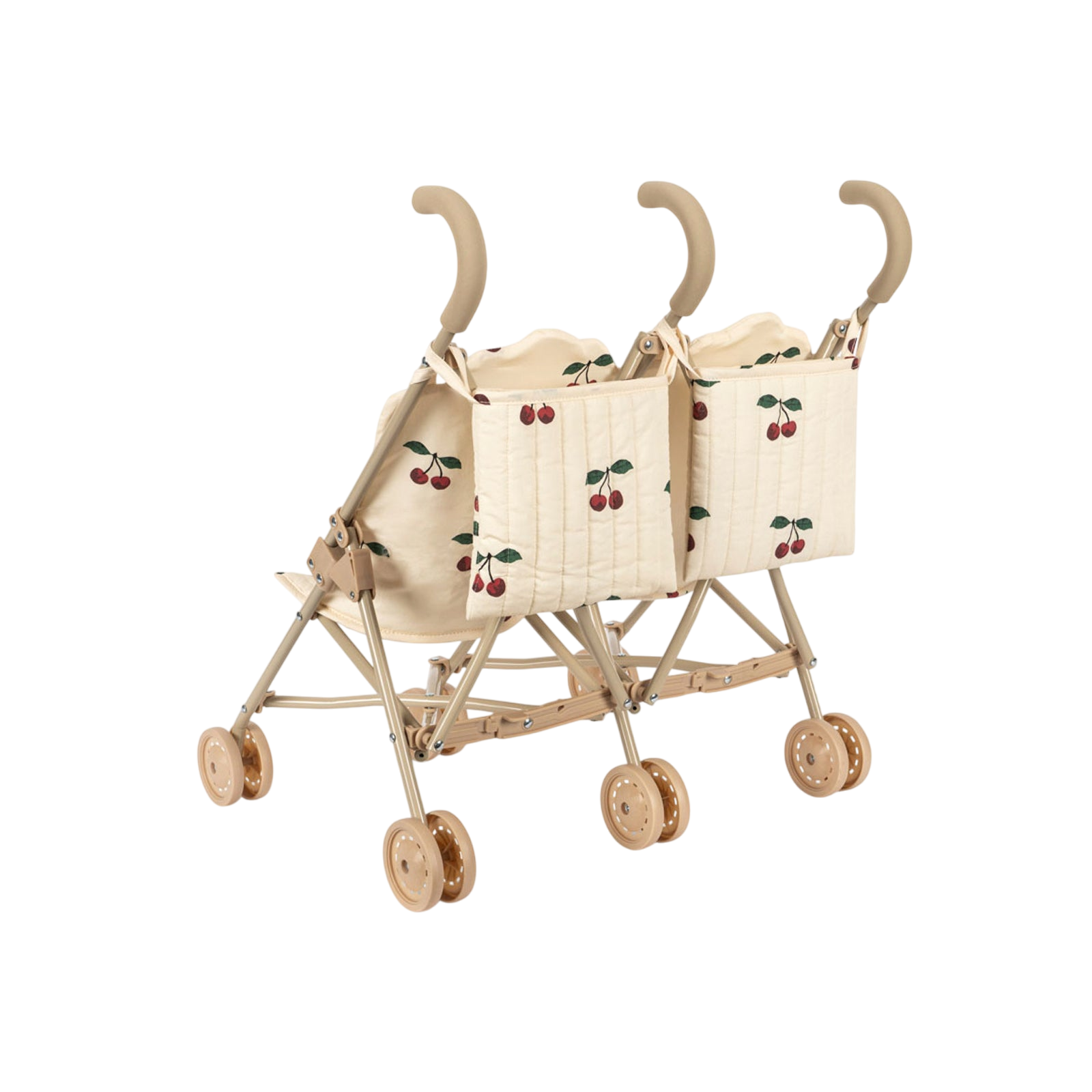 Zwillingspuppenbuggy Ma Grand Cerise