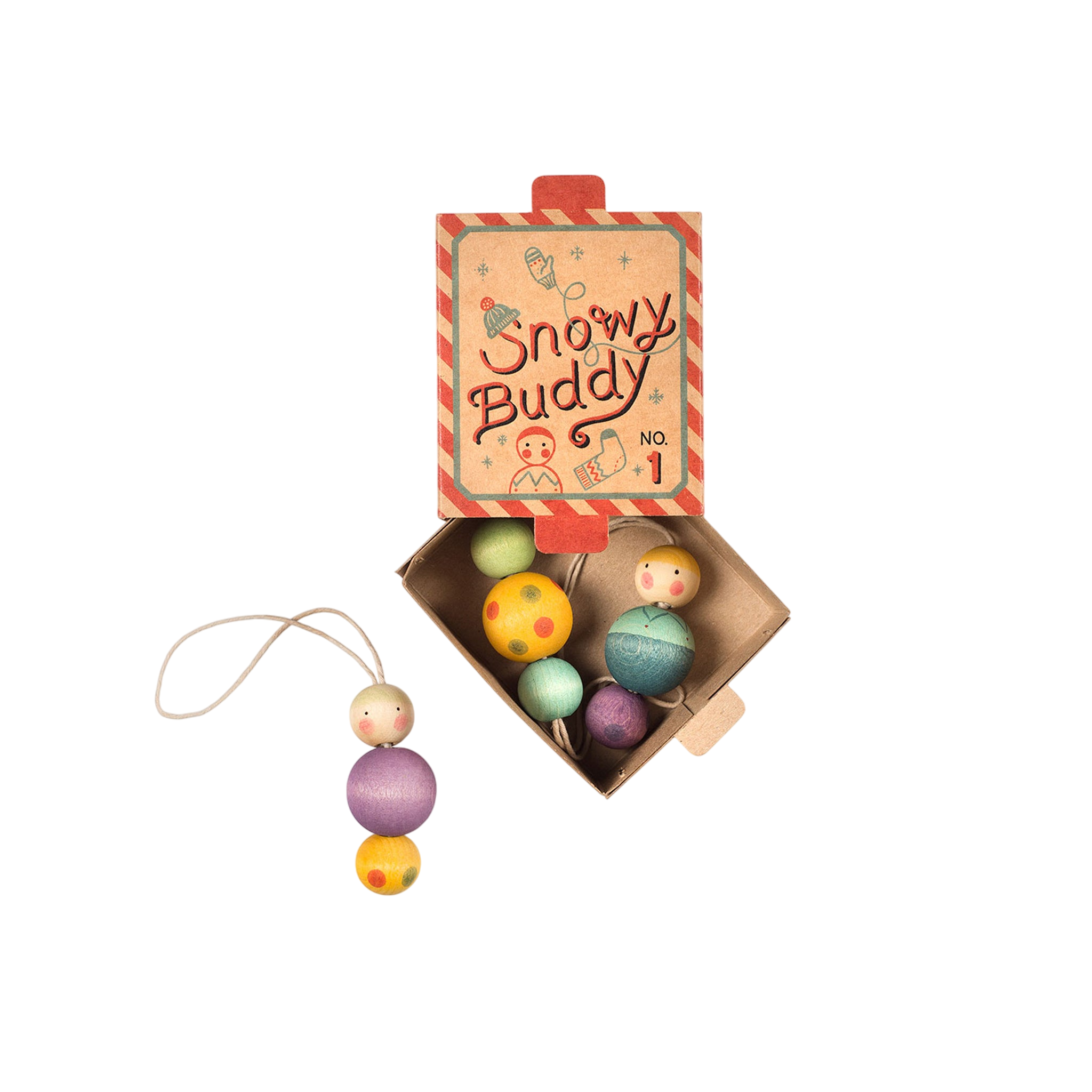Ornamente Weihnachtsschmuck Snowy Buddy N° 1 Grapat