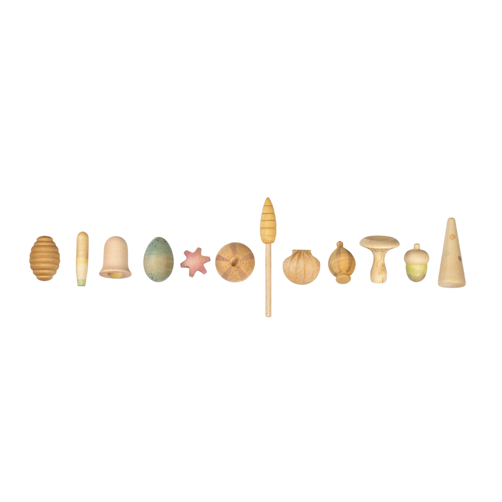 Holzfiguren Wonders 12 Stück Grapat