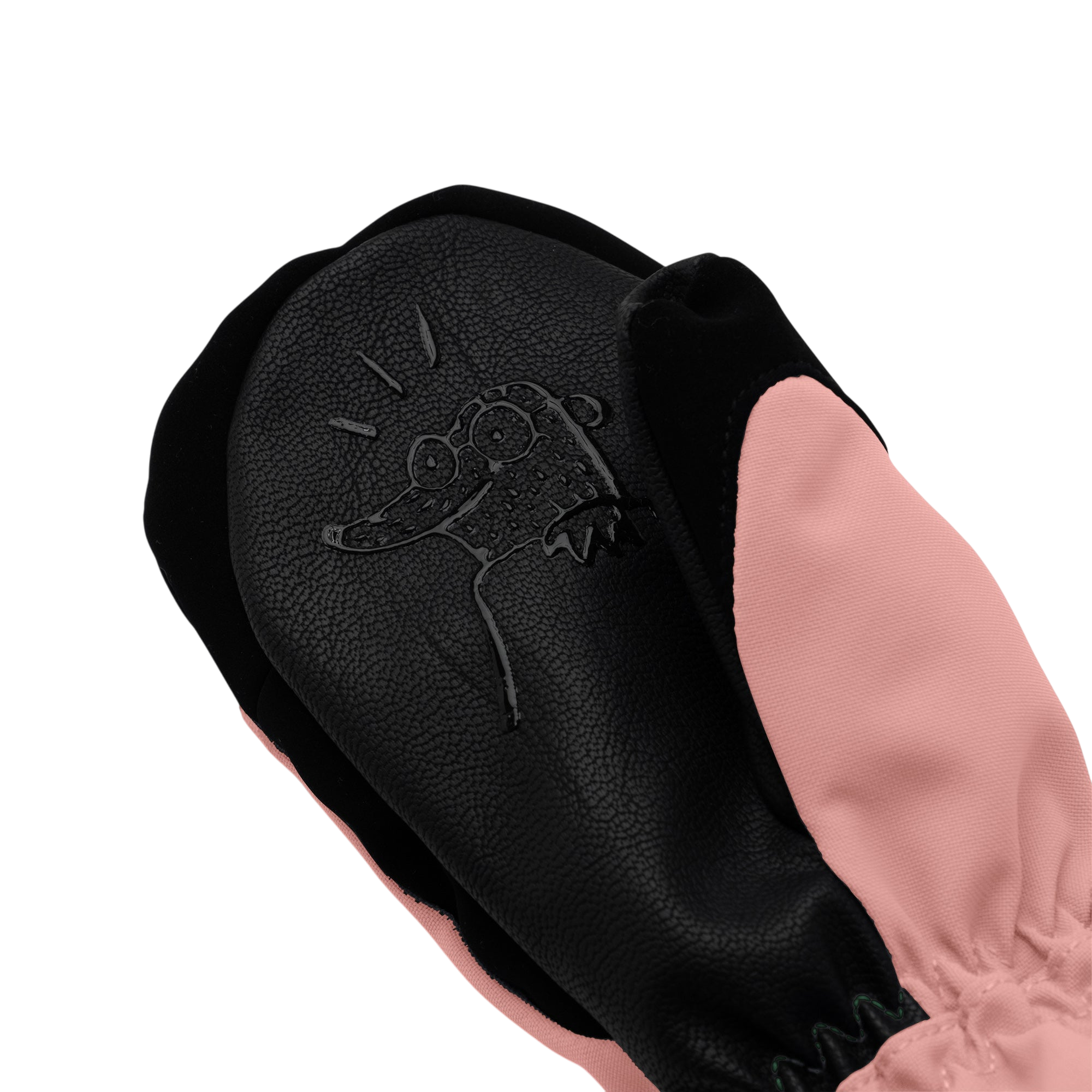 Fäustlinge Statement Dark rose