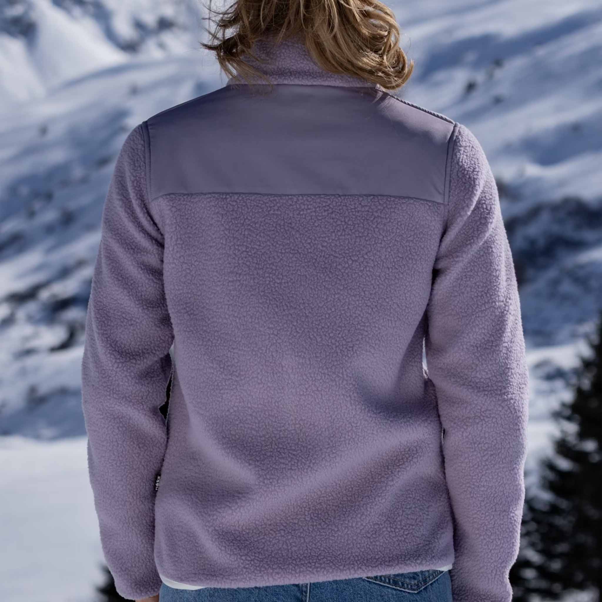 Women's jacket Sherpa Anisa lavender aura