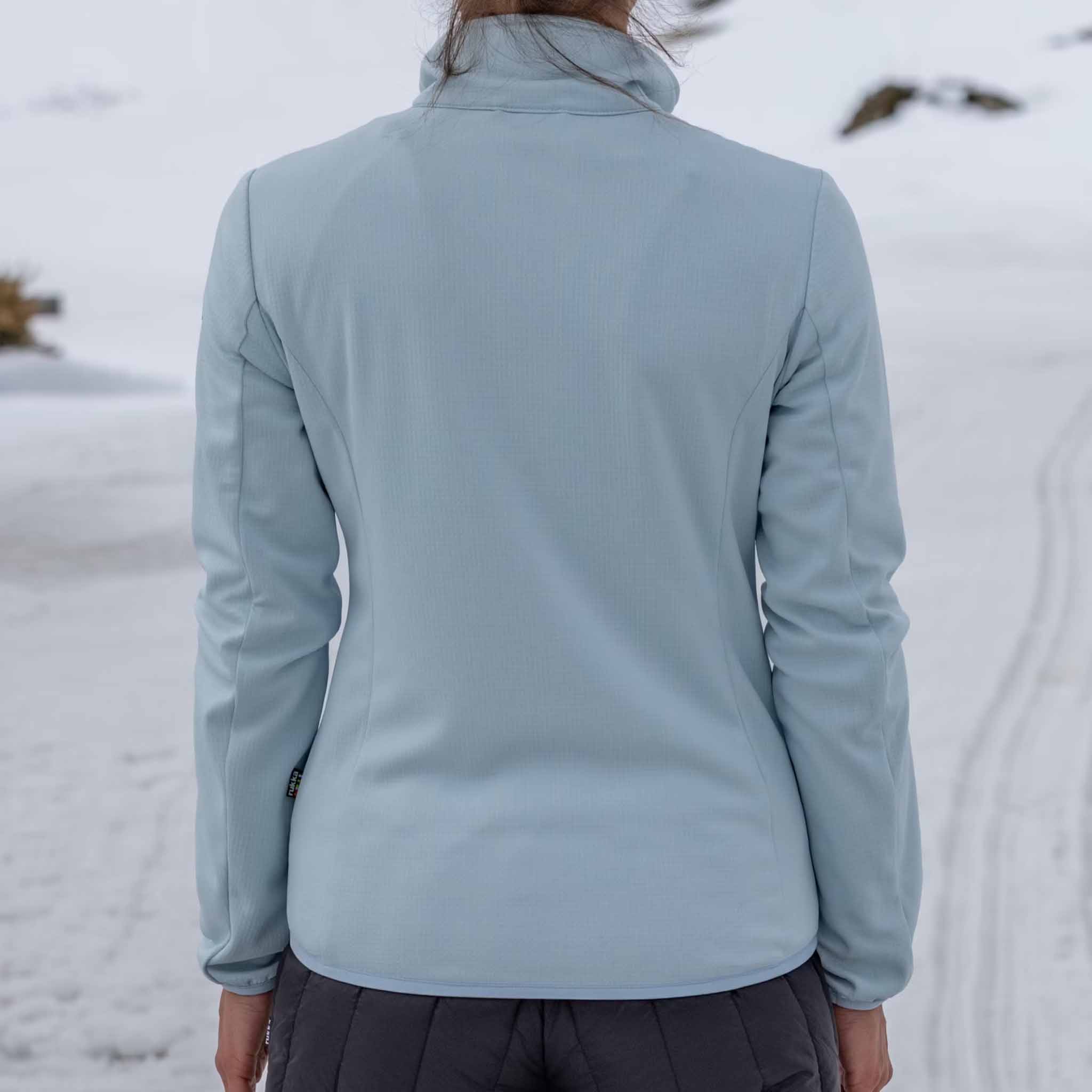 Frauen Jacke Annie Midlayer Waffel ice water