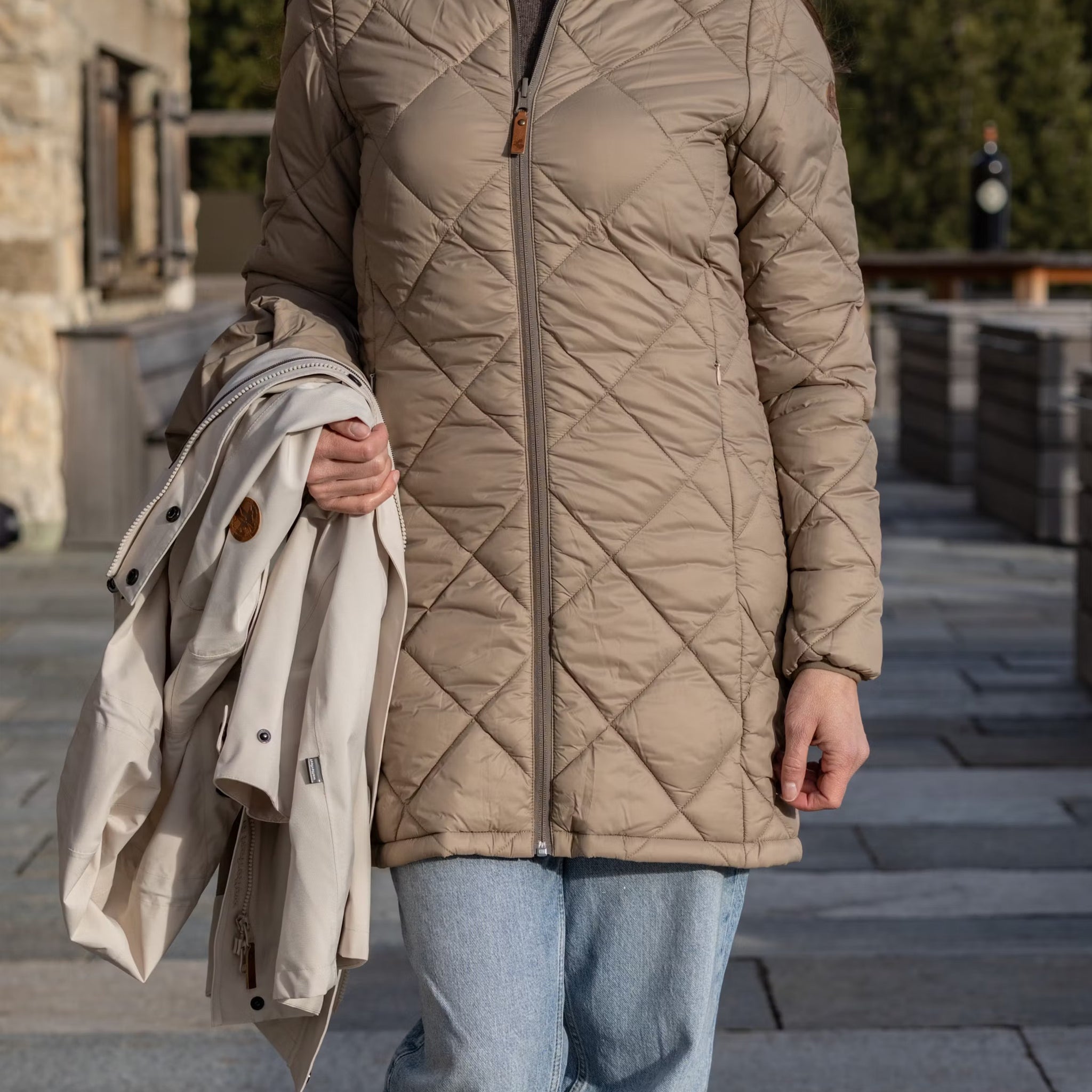 Femmes Clara 3 en 1 manteau d'hiver french oak
